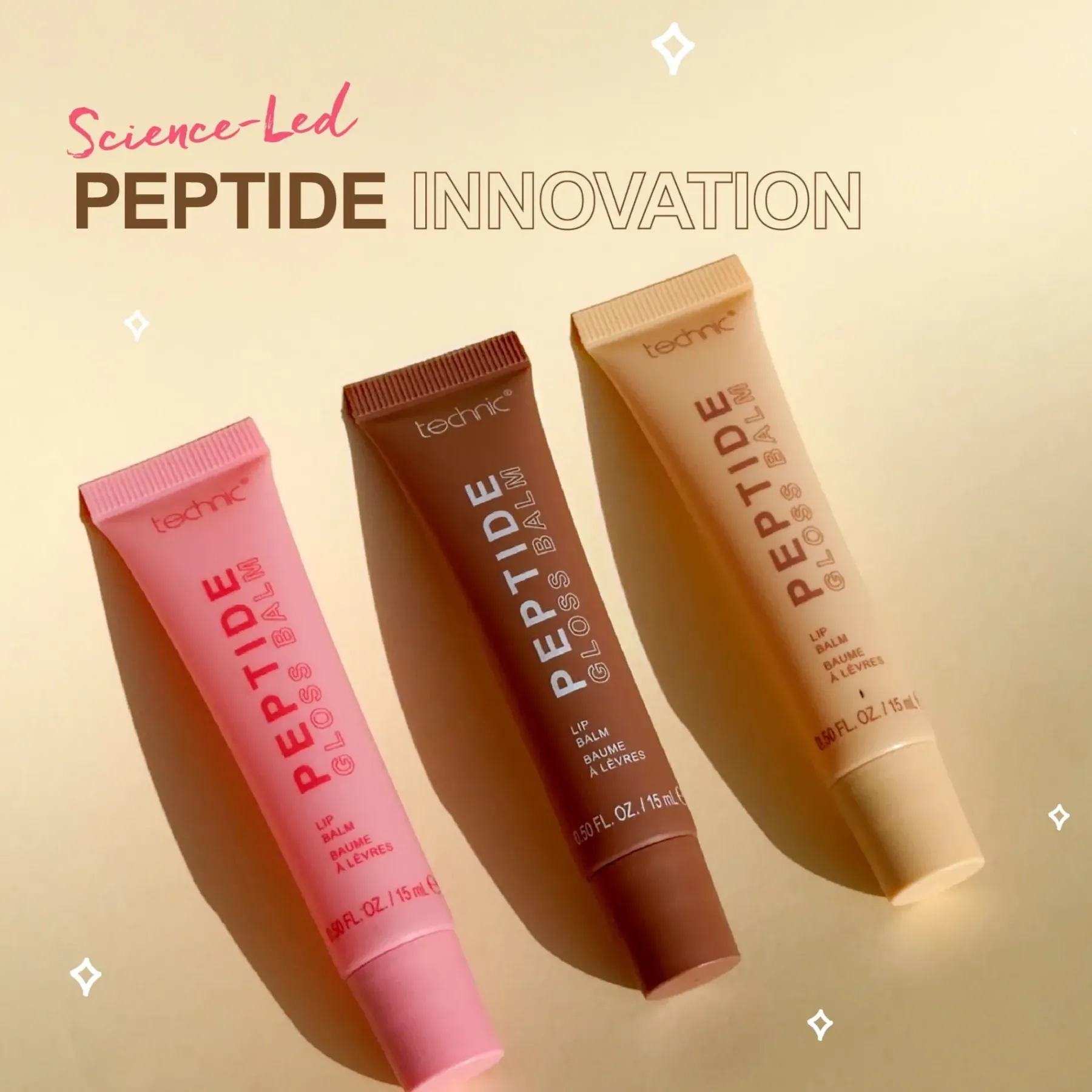 Online Peptide Gloss Lip Balm Vanilla Vegan Pflege|Lippenbalsam