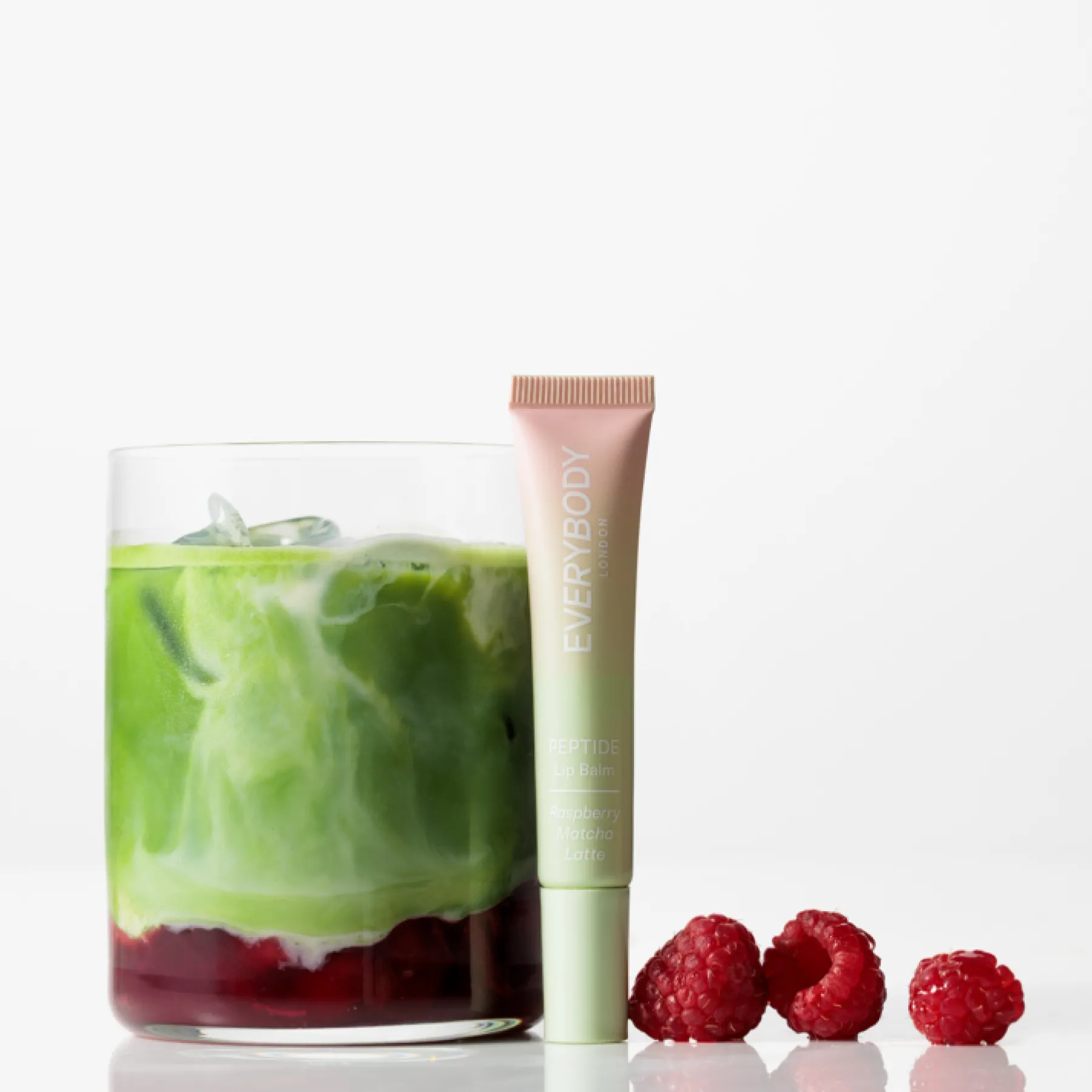 New Peptide Lip Balm Raspberry Matcha Latte Lippenbalsam|Lippenbalsam