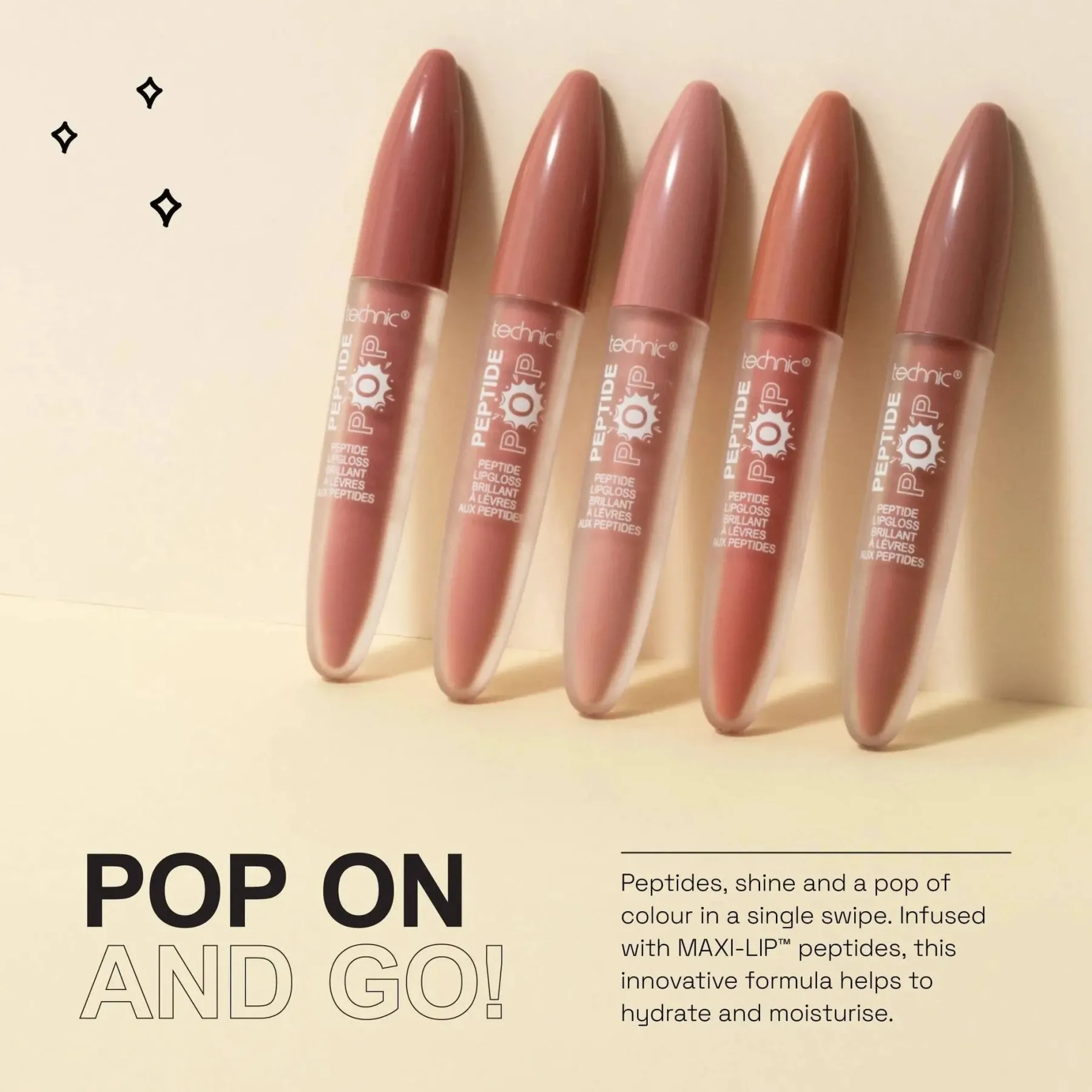 Peptide Pop Lip Gloss BFF Lipgloss|Veganer Lipgloss