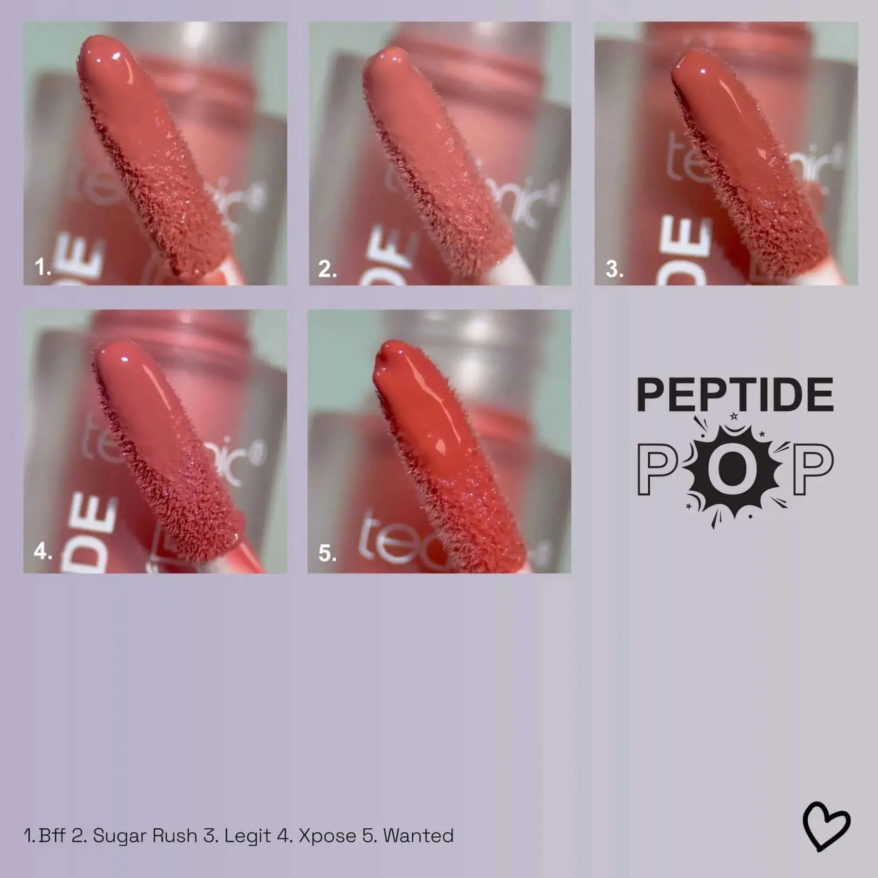 Clearance Peptide Pop Lip Gloss Legit Lipgloss|Veganer Lipgloss