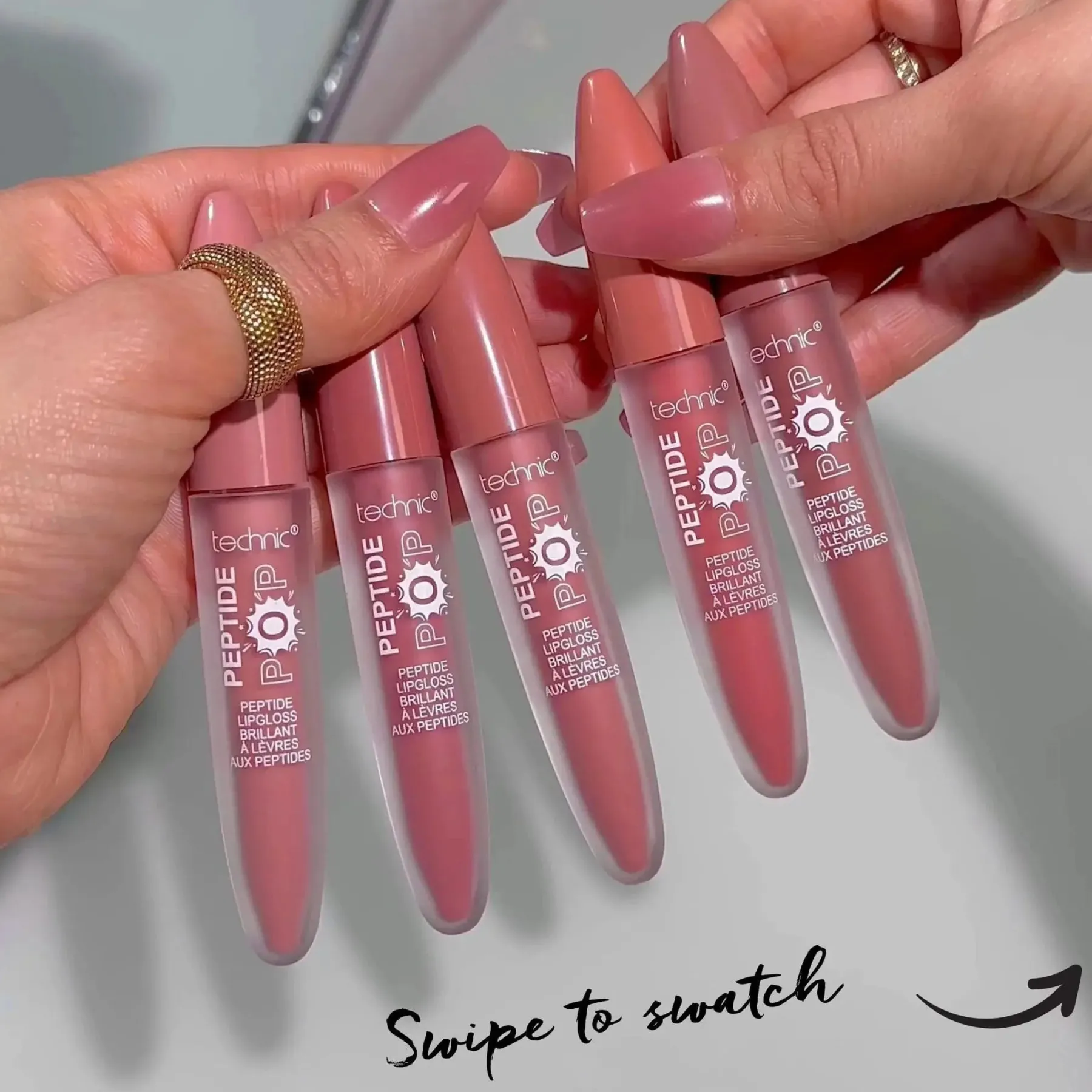 Hot Peptide Pop Lip Gloss Sugar Rush Lipgloss|Veganer Lipgloss