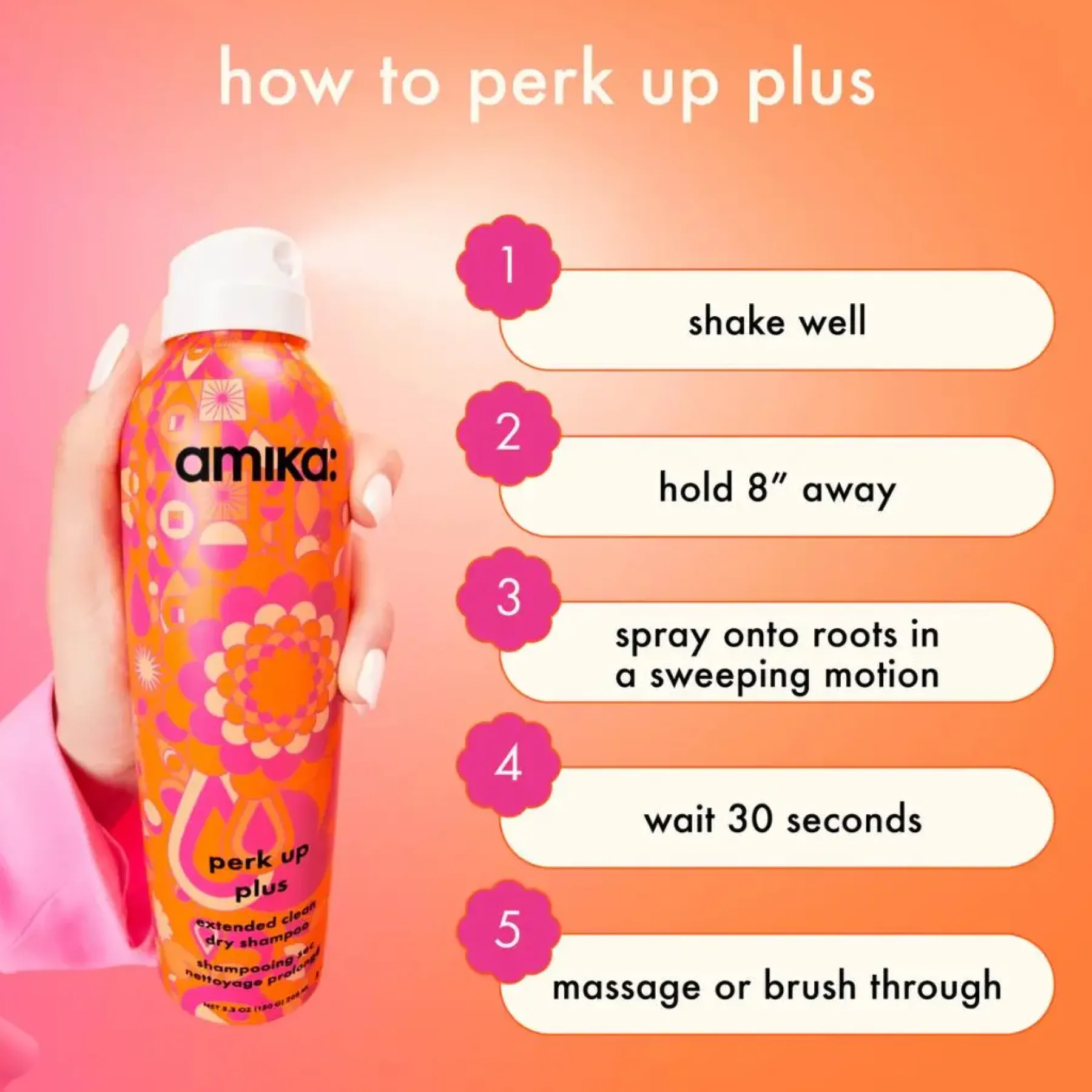 Outlet Perk Up Plus Extended Clean Dry Shampoo 199 ml. Hauptzutat|Shampoo