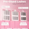 Online Petite Natural Pre Mapped Pre Glued Lashes Künstliche Wimpern