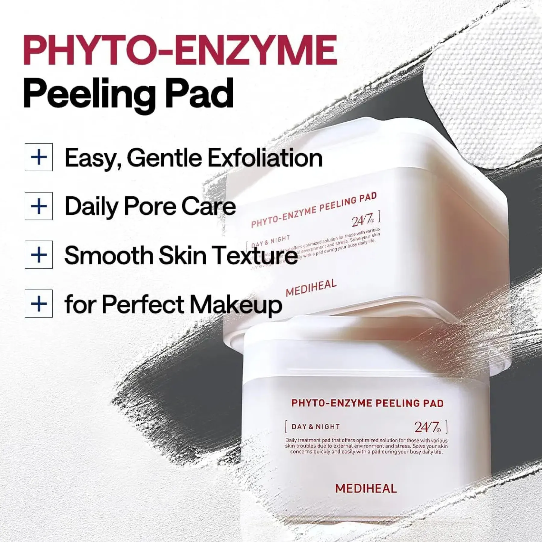 Discount Phyto Enzyme Exfoliating Pad Toner Pads|Vegan Pflege