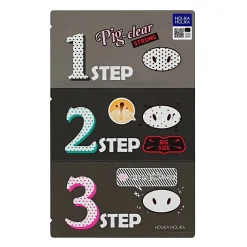 Hot Pig Clear Blackhead 3-Step Kit Strong Hauptzutat|Gesichtsmasken