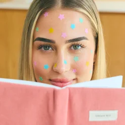 Pimple Star Patches & Mirror Case Yellow Vegan Pflege|Hautprobleme