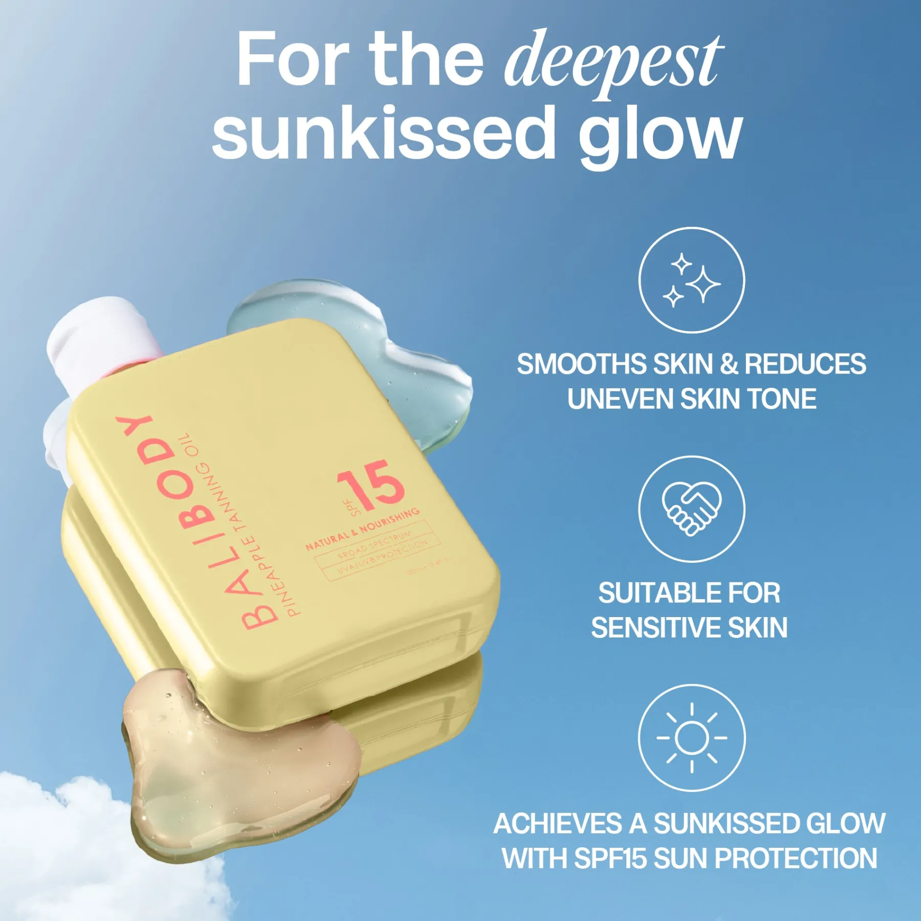 Pineapple Tanning Oil SPF15 Vegan Tanning|Tanning Oil