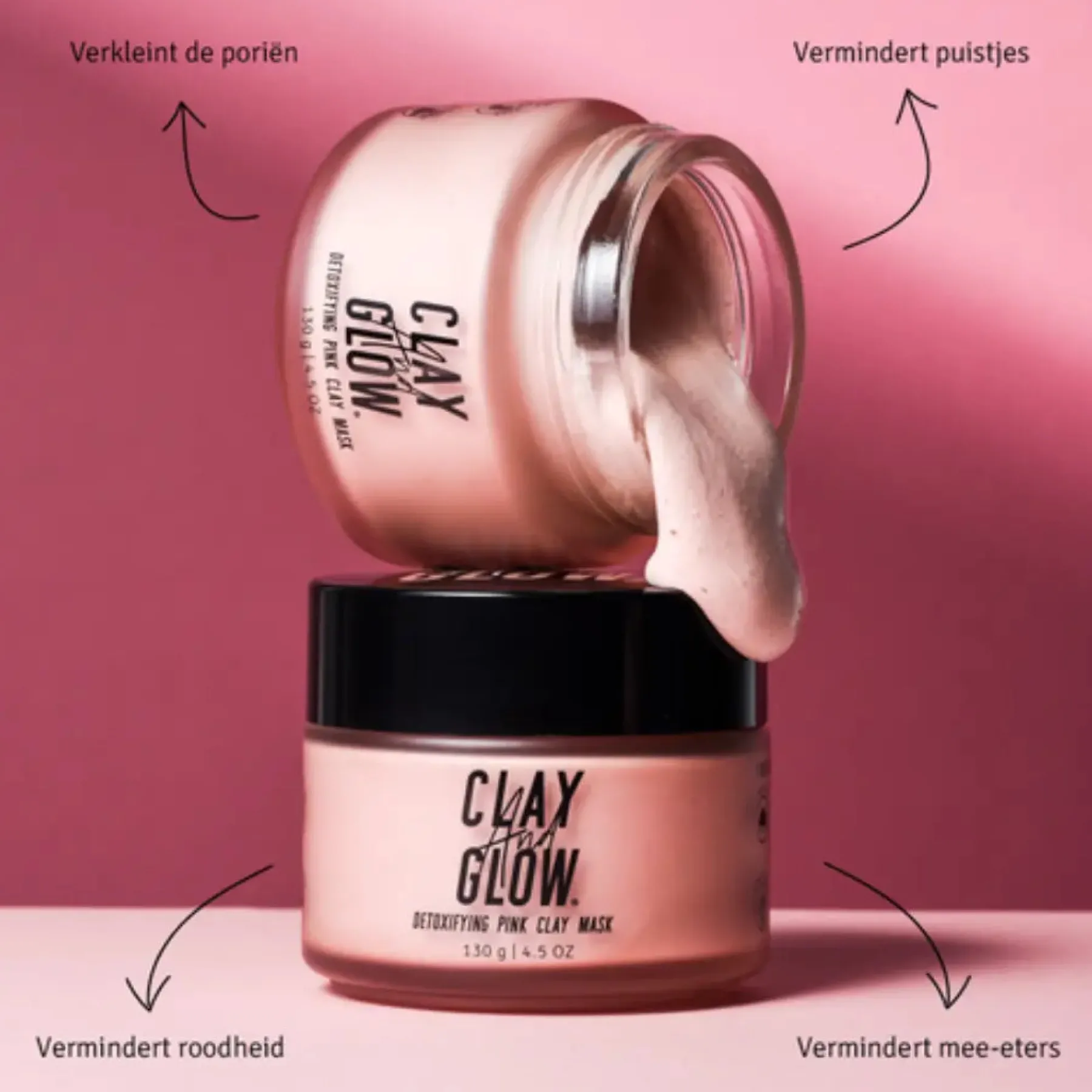 Sale Pink Clay Mask Vegan Pflege|Gesichtsmasken