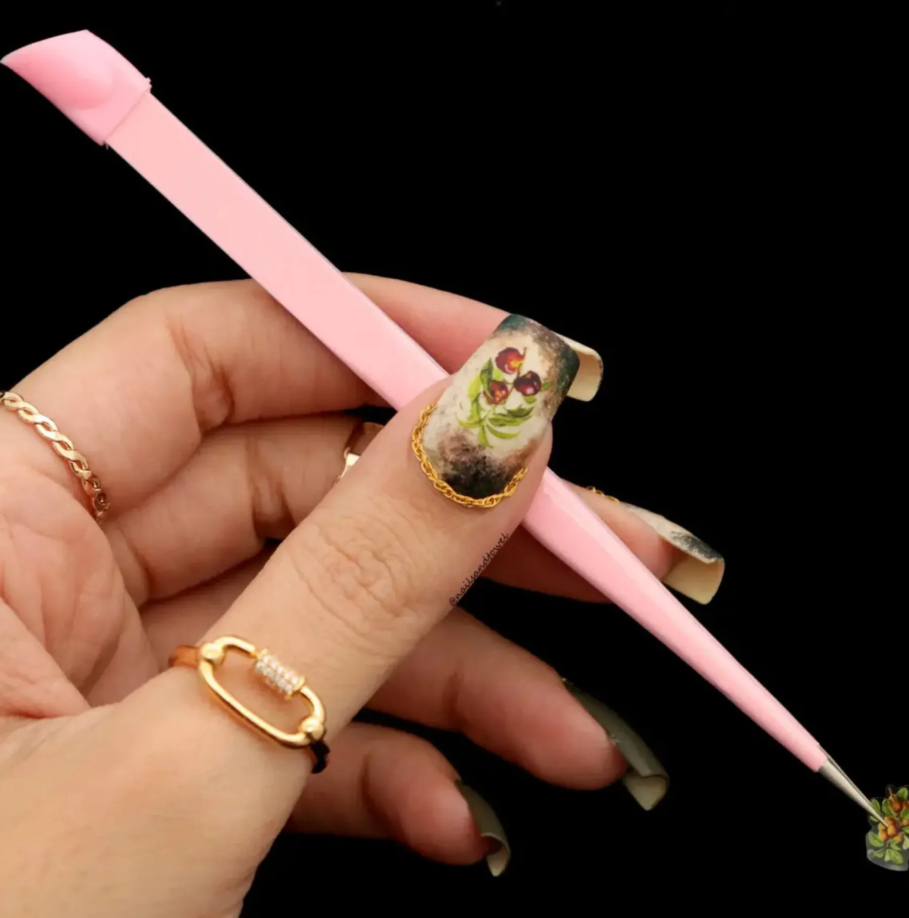 Hot Pink Nail Art Tweezer Nagelkunst