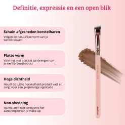 Discount Pink & Rose Gold Brow Liner Brush Tön Mehr