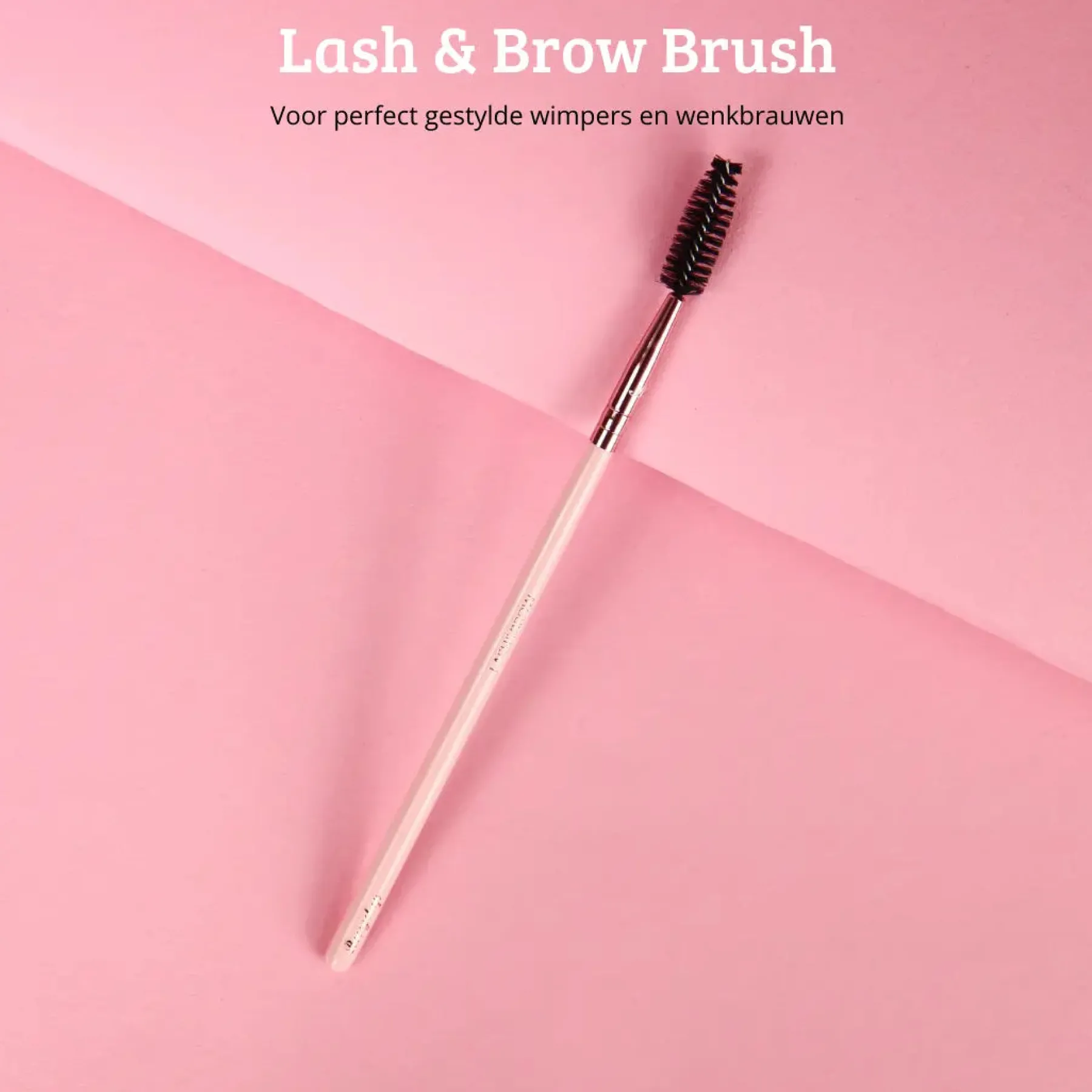 Hot Pink & Rose Gold Lash & Brow Brush Tön Mehr