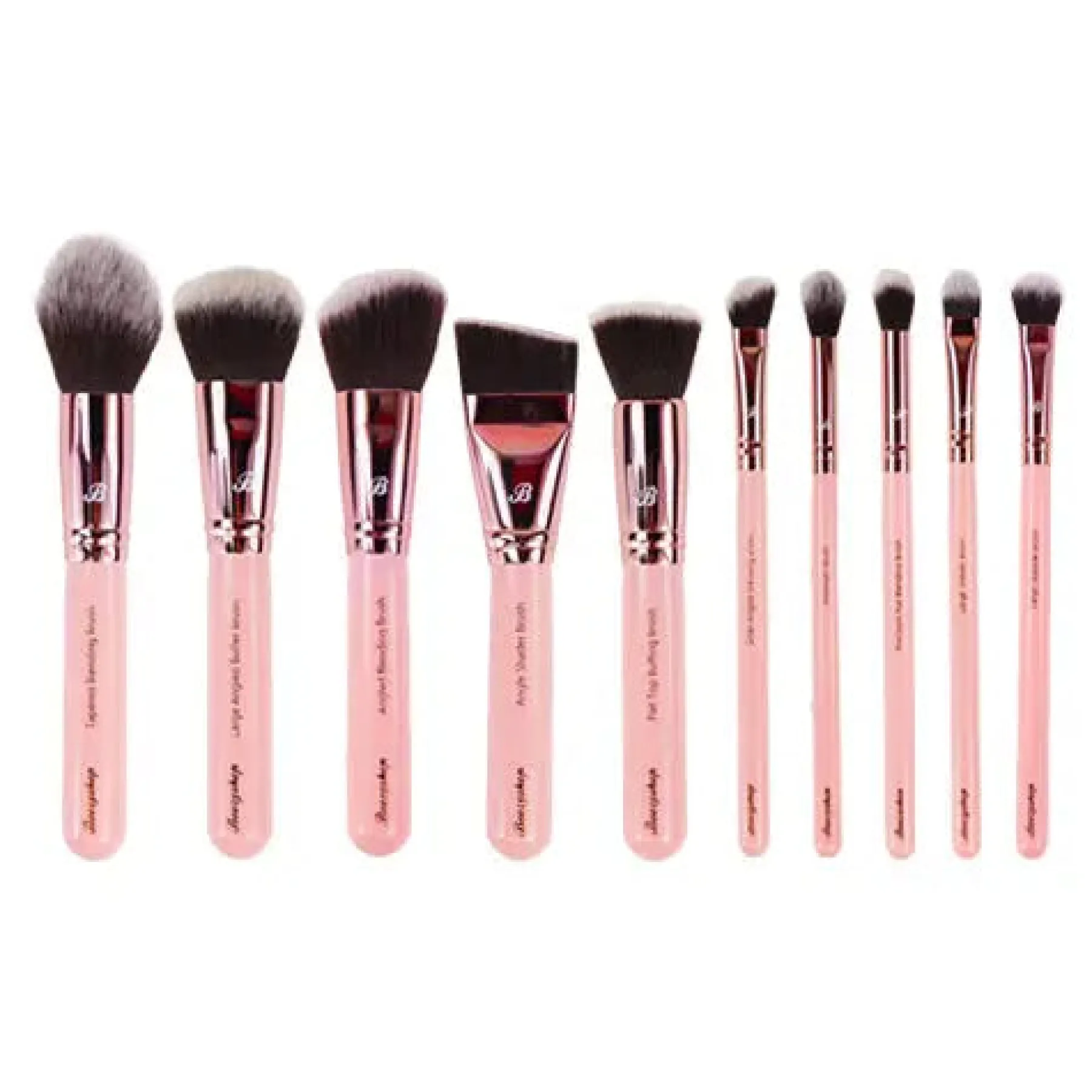 Sale Pink & Rose Gold 10 pc. Sculpt & Contour Set Tön Mehr|Makeup Pinsel Sets