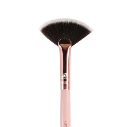 Pink & Rose Gold Small Fan Brush Tön Mehr|Highlighter