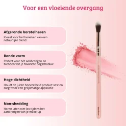 Clearance Pink & Rose Gold Tapered Blender Brush Tön Mehr