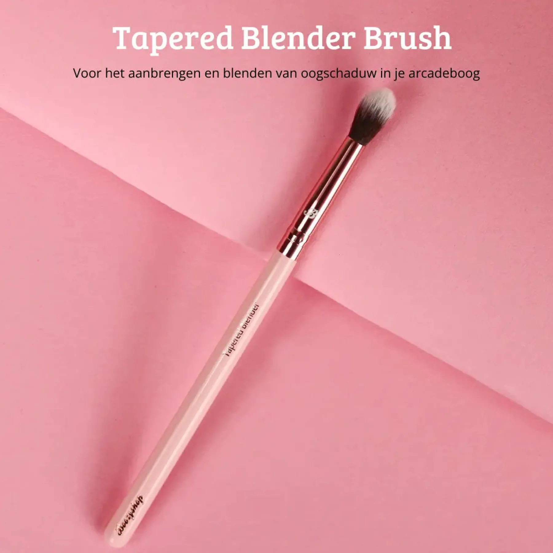 Clearance Pink & Rose Gold Tapered Blender Brush Tön Mehr