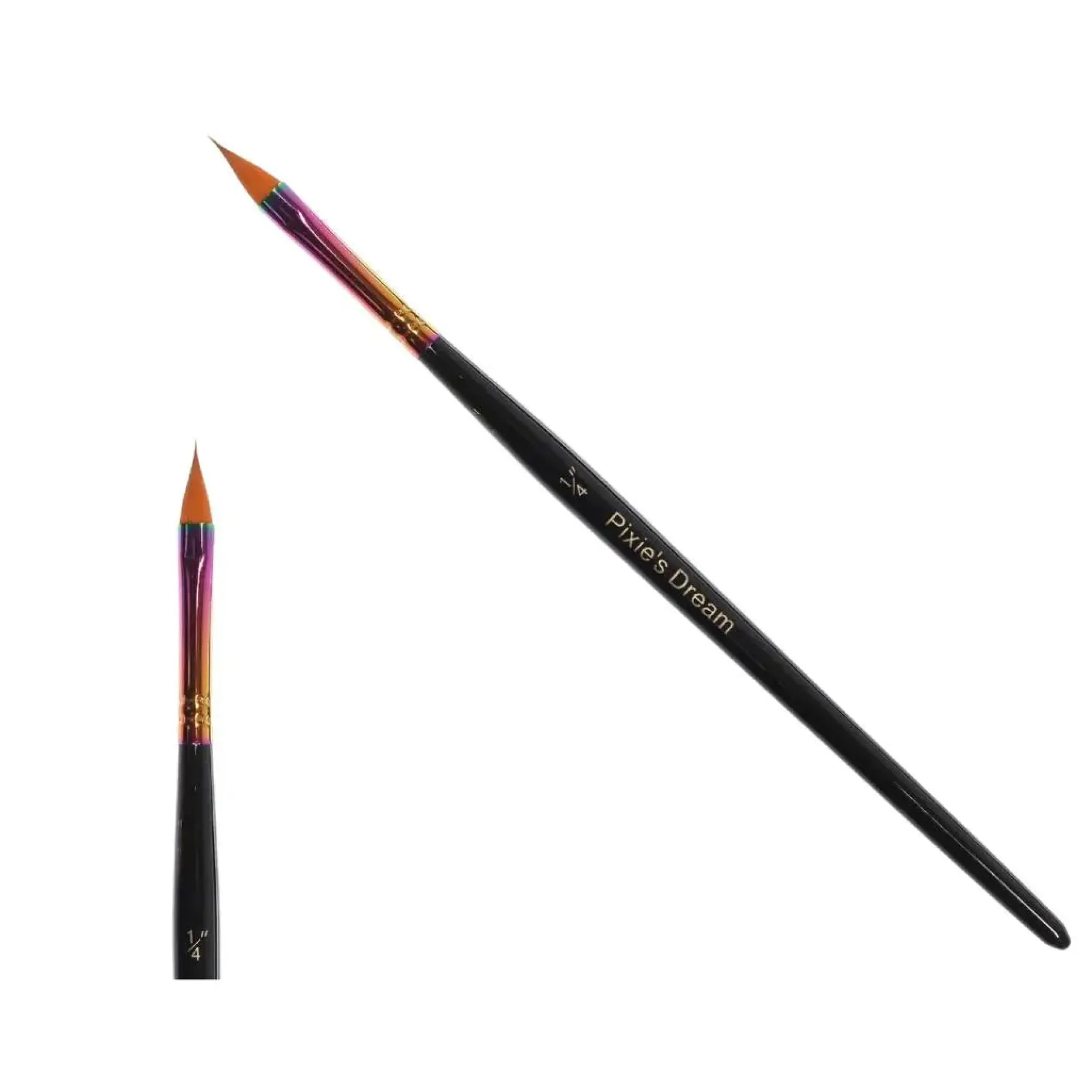 New Pixie's Dream Petal Flora Face Paint Brush 1/4 Inch Tön Mehr|Spezialeffekte Pinsel