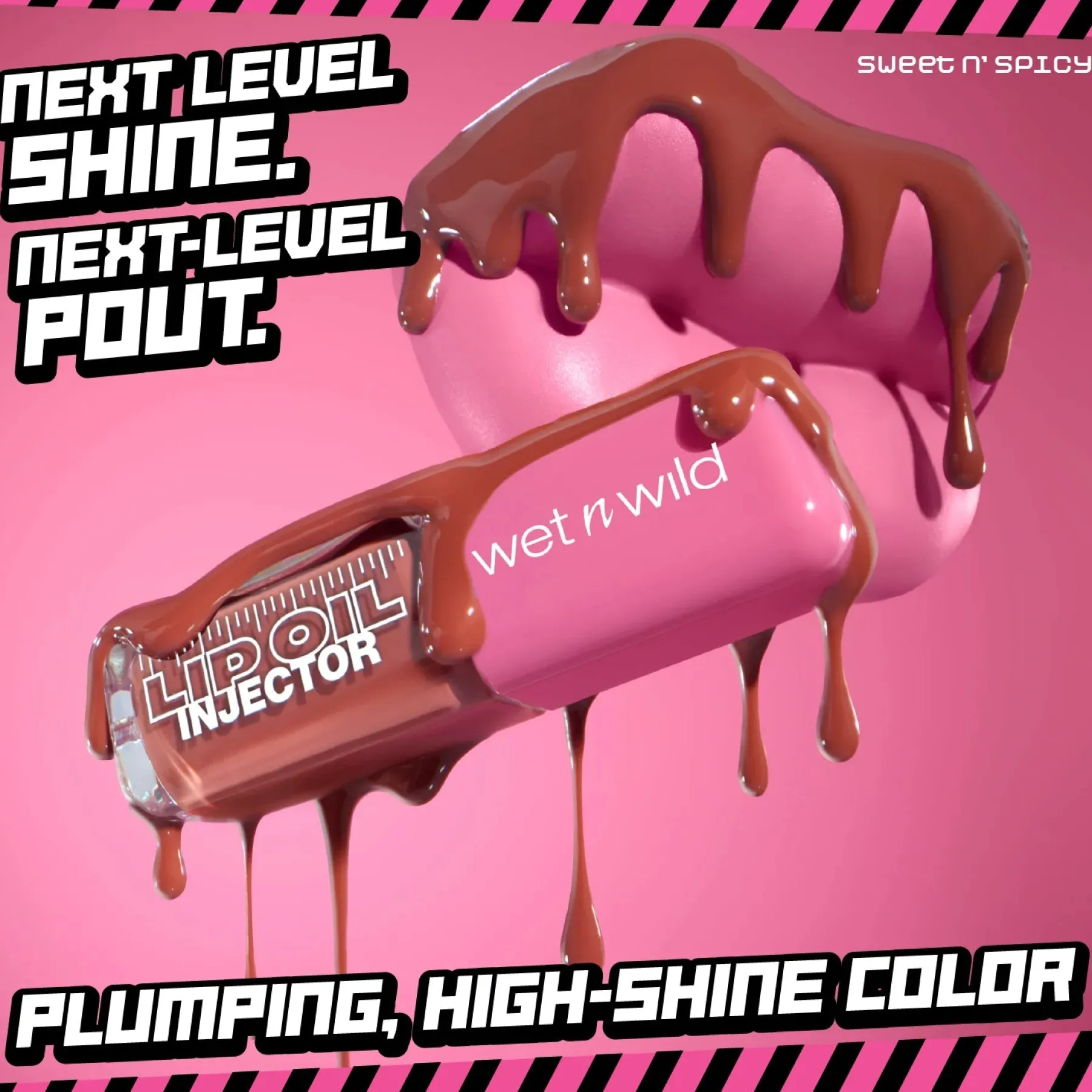 Hot Plumping Effect Lip Oil Sweet N' Spicy Lipgloss|Veganer Lip Plumper