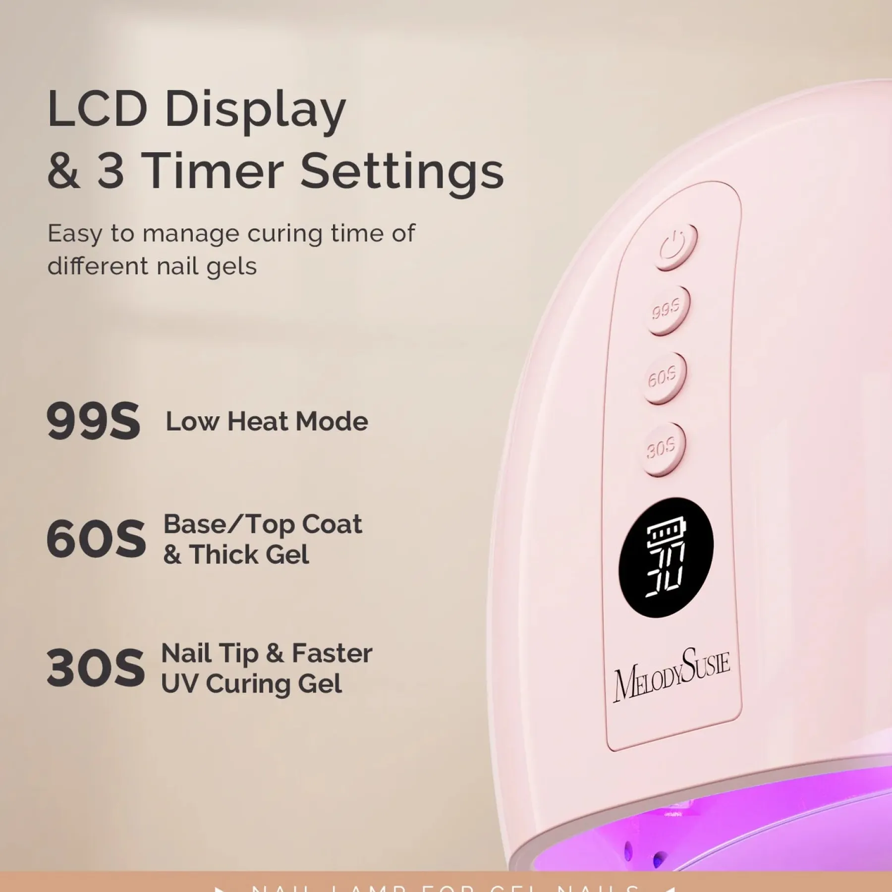 Sale Plus30GT UV/LED Nail Lamp Pink 5. Uv/Led Lampen|Uv Led Lampe