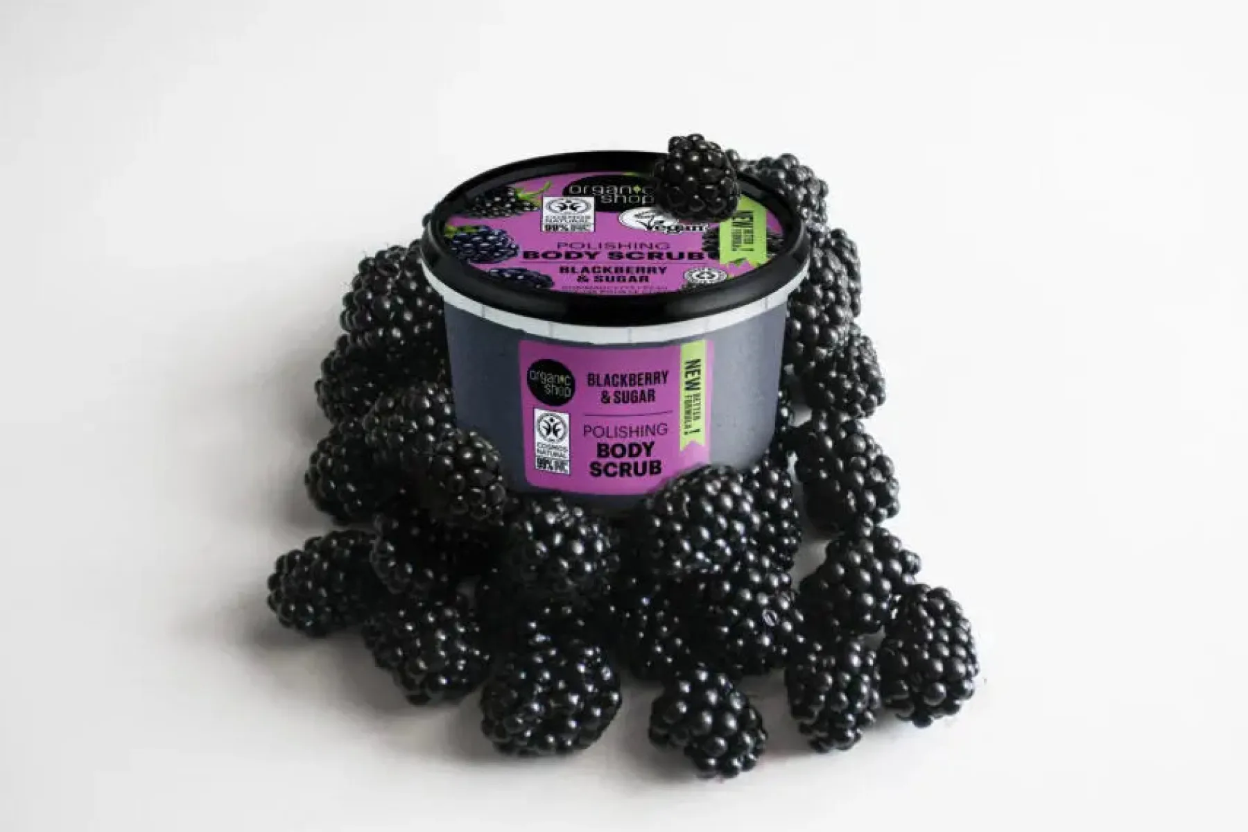 Discount Polishing Body Scrub Blackberry Everything Shower|Körperpeelings