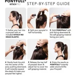 Ponyfull Blonde Haargummis|Vegane Haarpflege