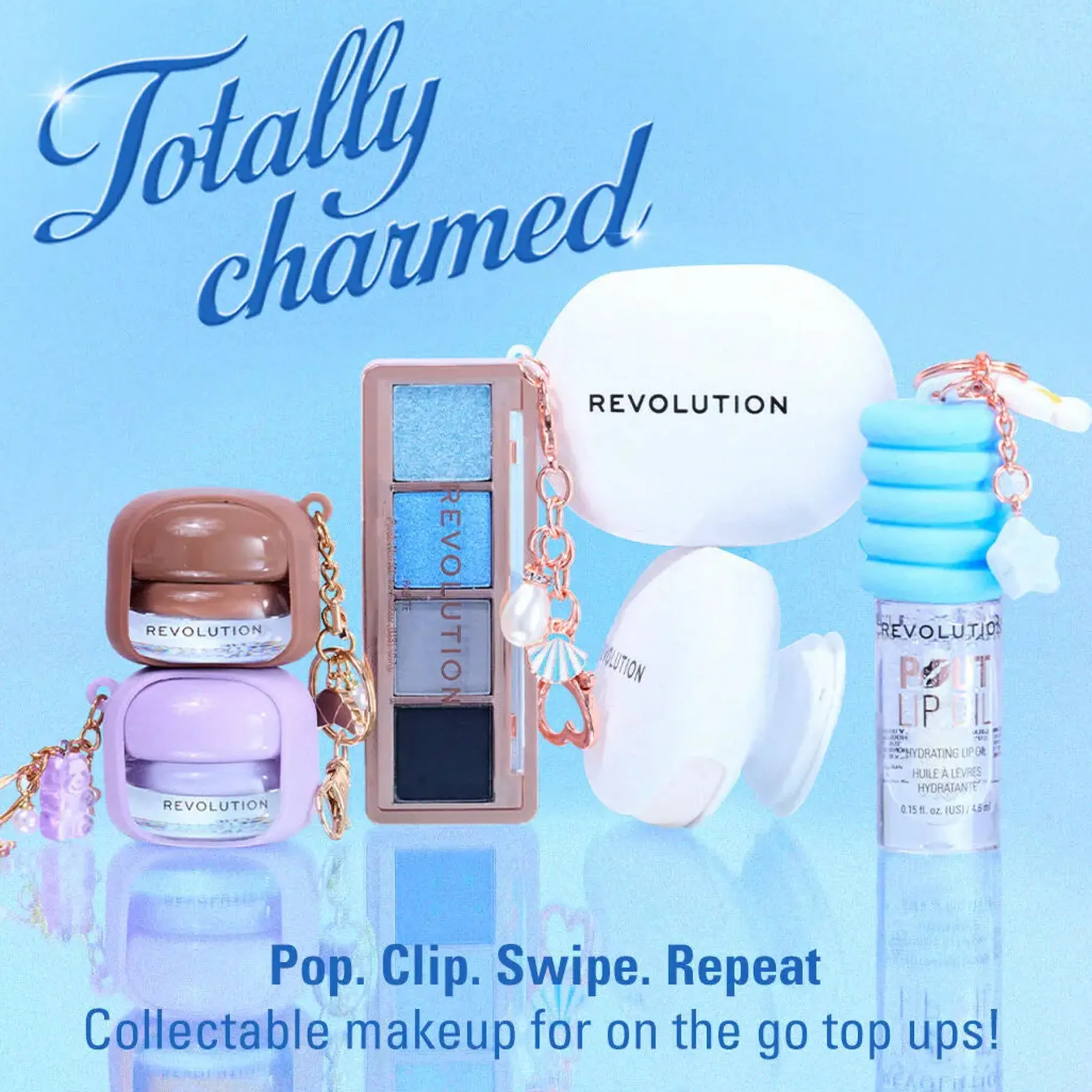 Best Pout Lip Oil Lychee Clear With Blue Charm Lipgloss|Lippen Öl