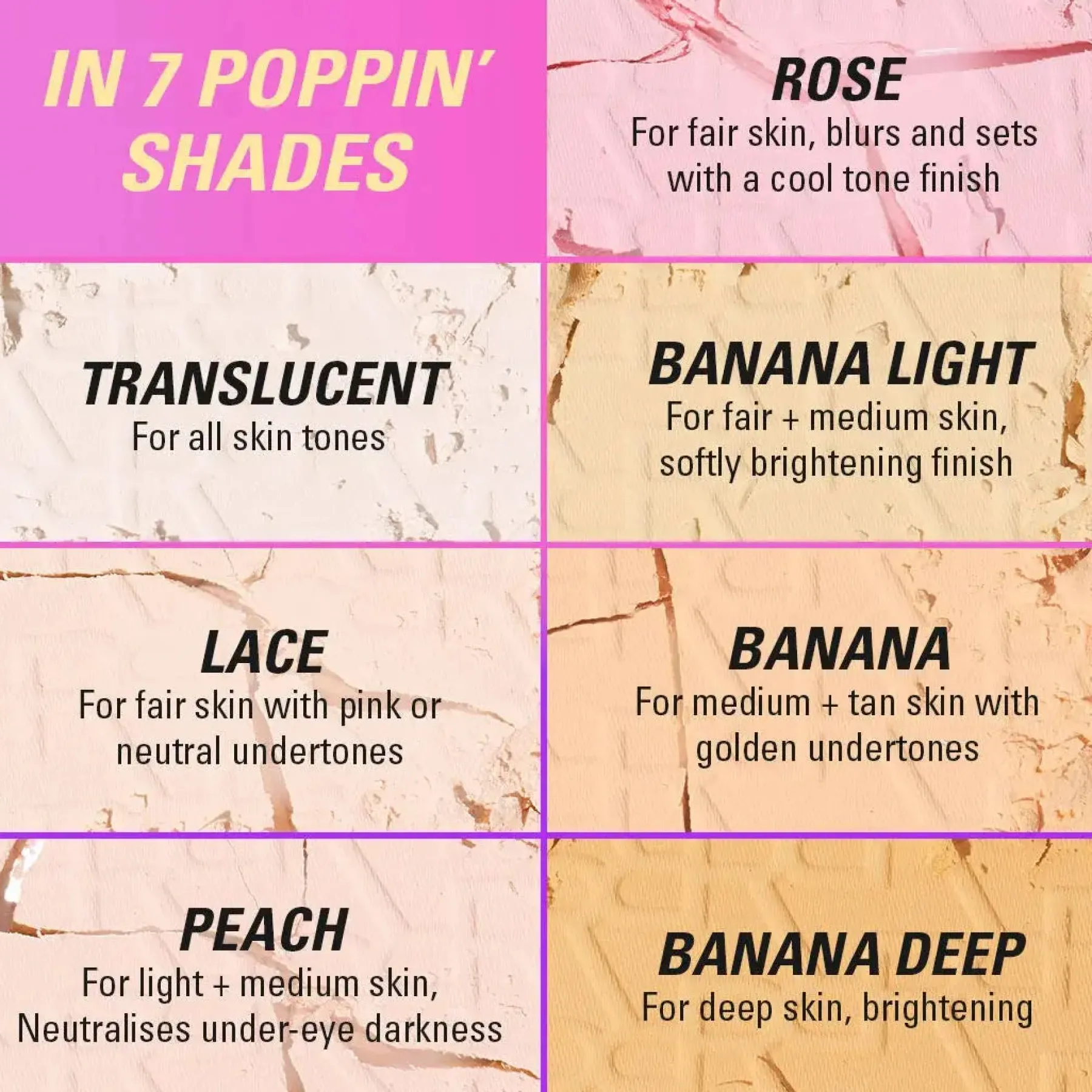 Clearance Powder Pops Instant Blur Setting Powder Make-Up Puder