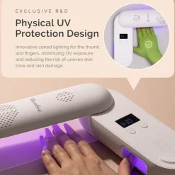 Hot P-Plus20F Innovative UV Protection Rechargeable UV/LED Nail Lamp White 5. Uv/Led Lampen|Uv Led Lampe