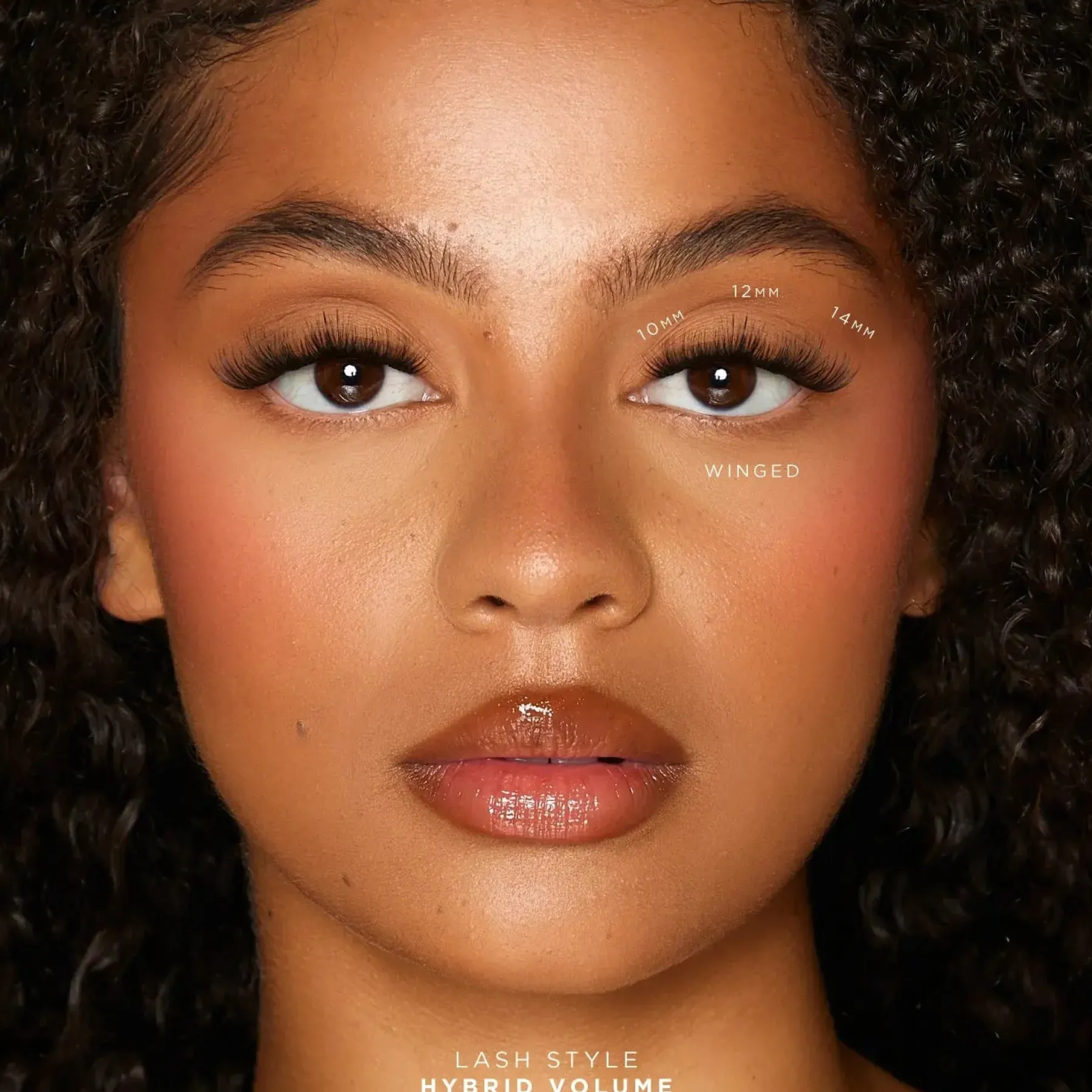 Hot Pre-Glued Individuals Hybrid Volume Künstliche Wimpern