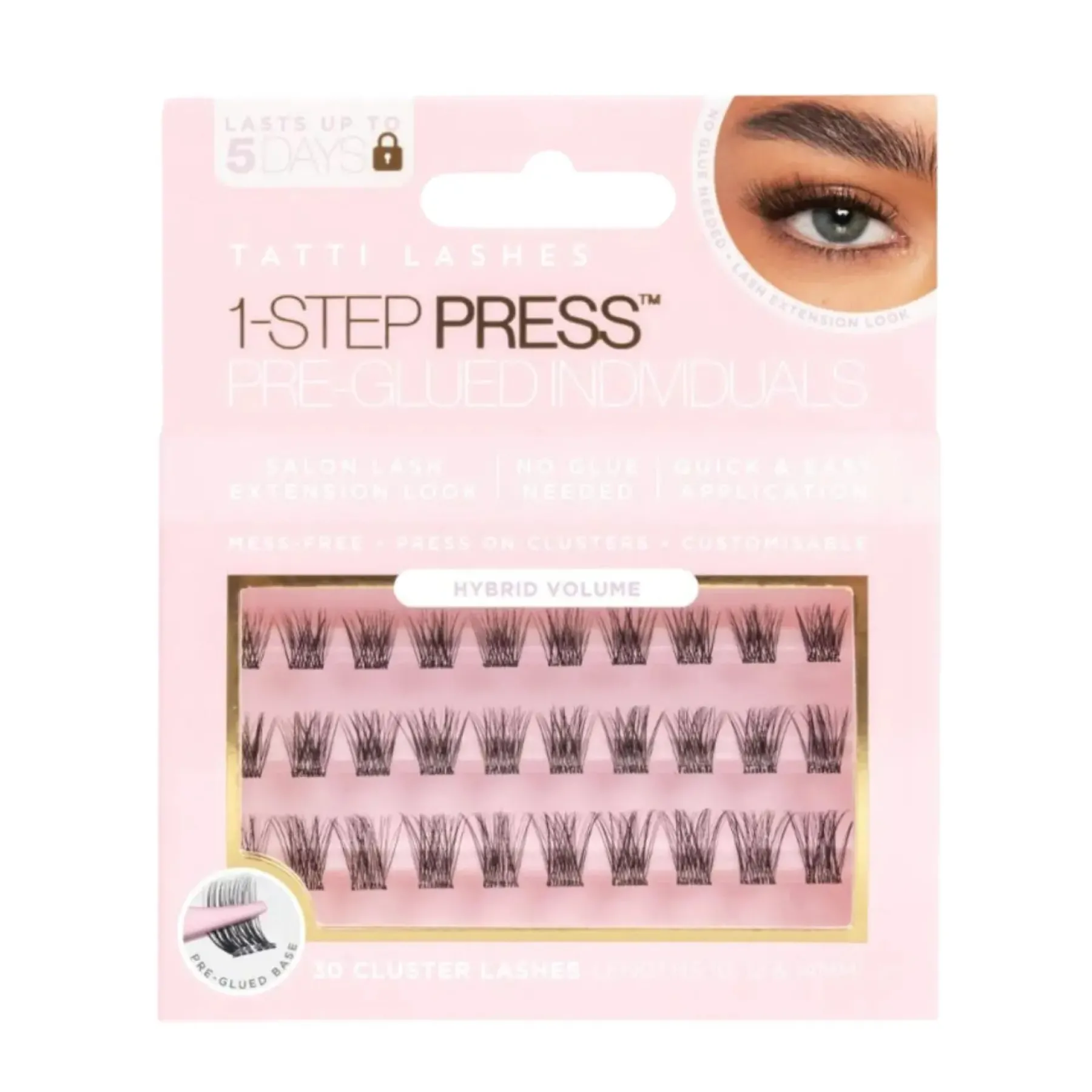 Hot Pre-Glued Individuals Hybrid Volume Künstliche Wimpern