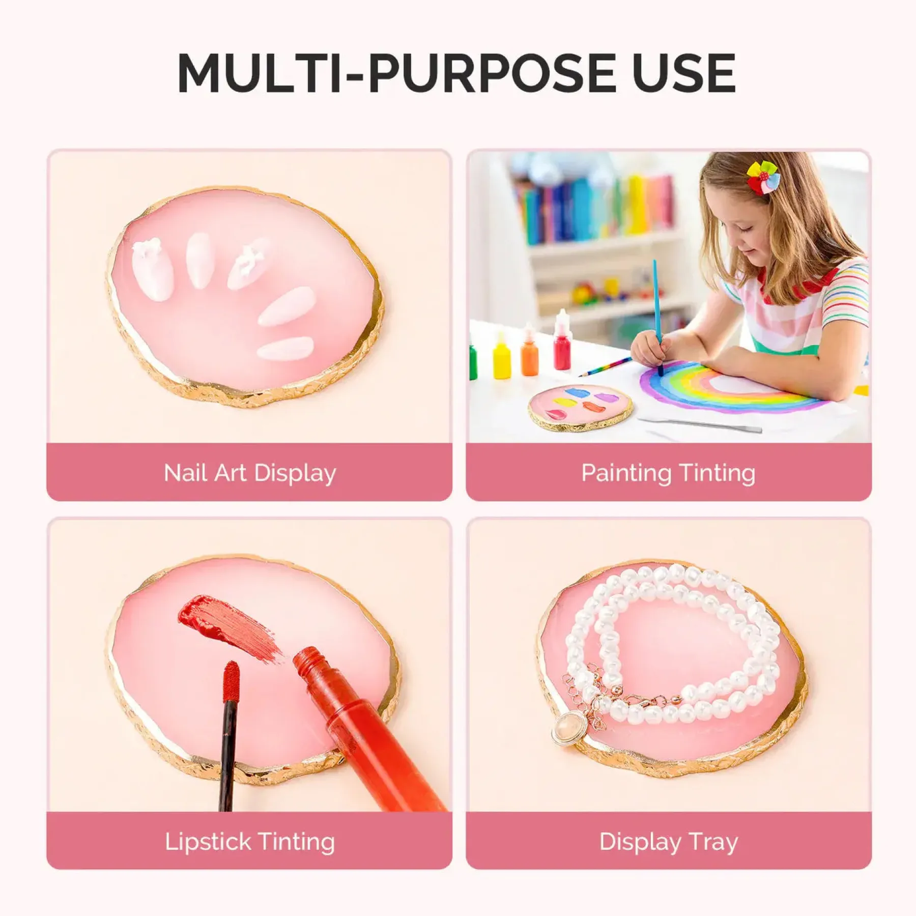 Online Premium Resin Nail Art Palette Nagelkunst