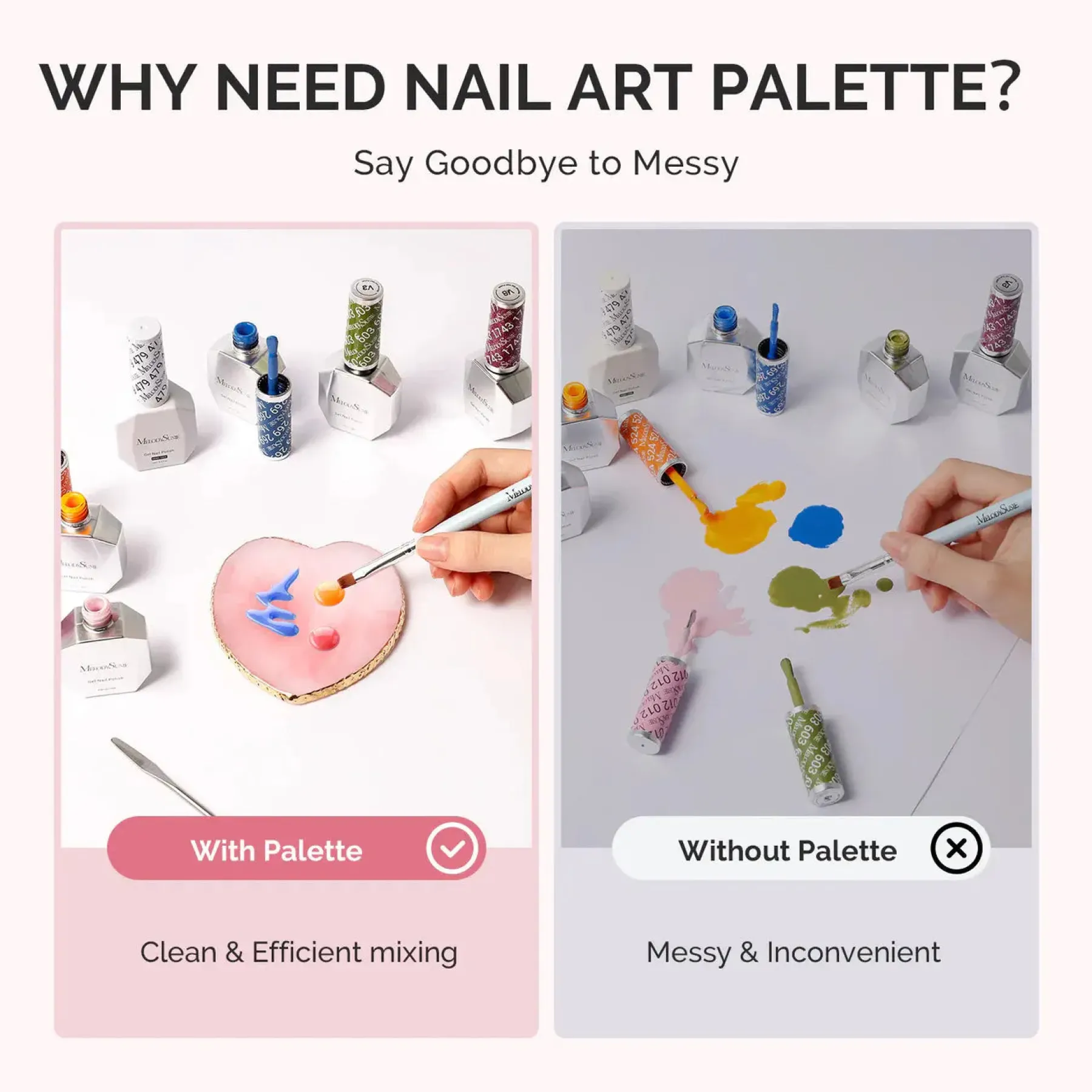 Online Premium Resin Nail Art Palette Nagelkunst