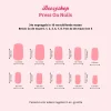 Discount Press On French Nails Ombre Soft Pink Künstliche Nägel
