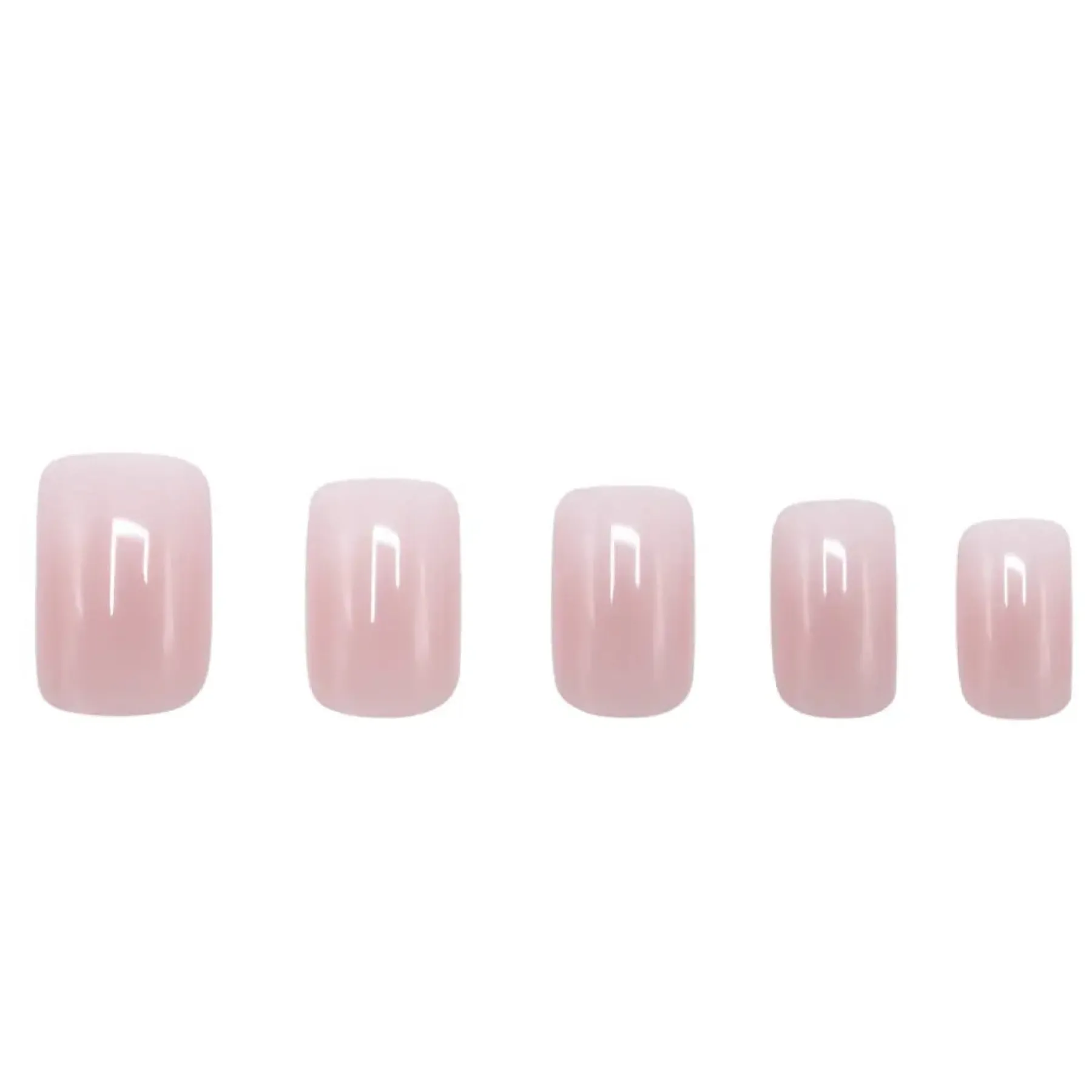 Discount Press On French Nails Ombre Soft Pink Künstliche Nägel