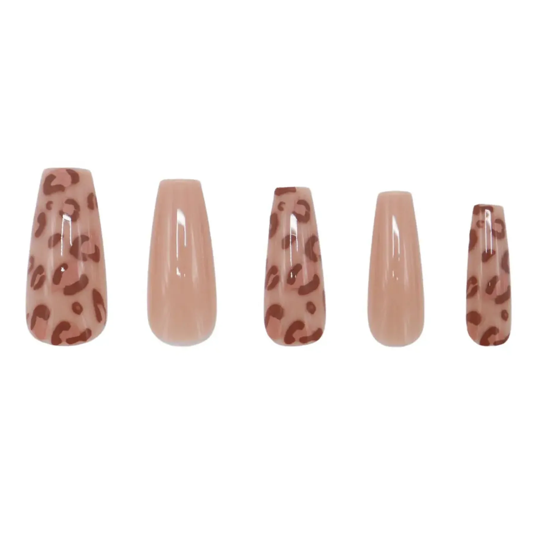 Hot Press On French Nails Panther Künstliche Nägel