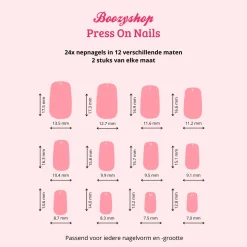 Online Press On French Nails Waves Künstliche Nägel