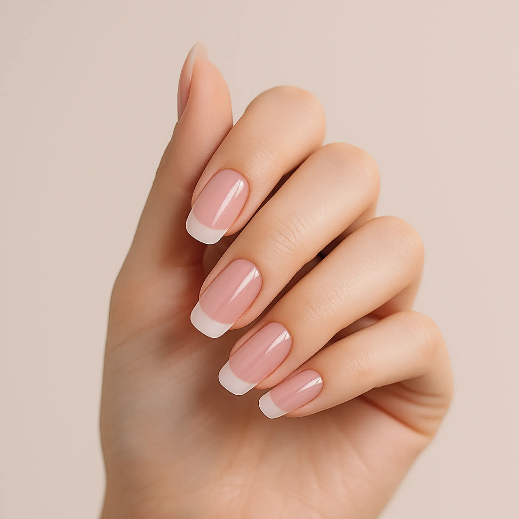 New Press On French Nails White / Pink Künstliche Nägel|Wedding Makeup