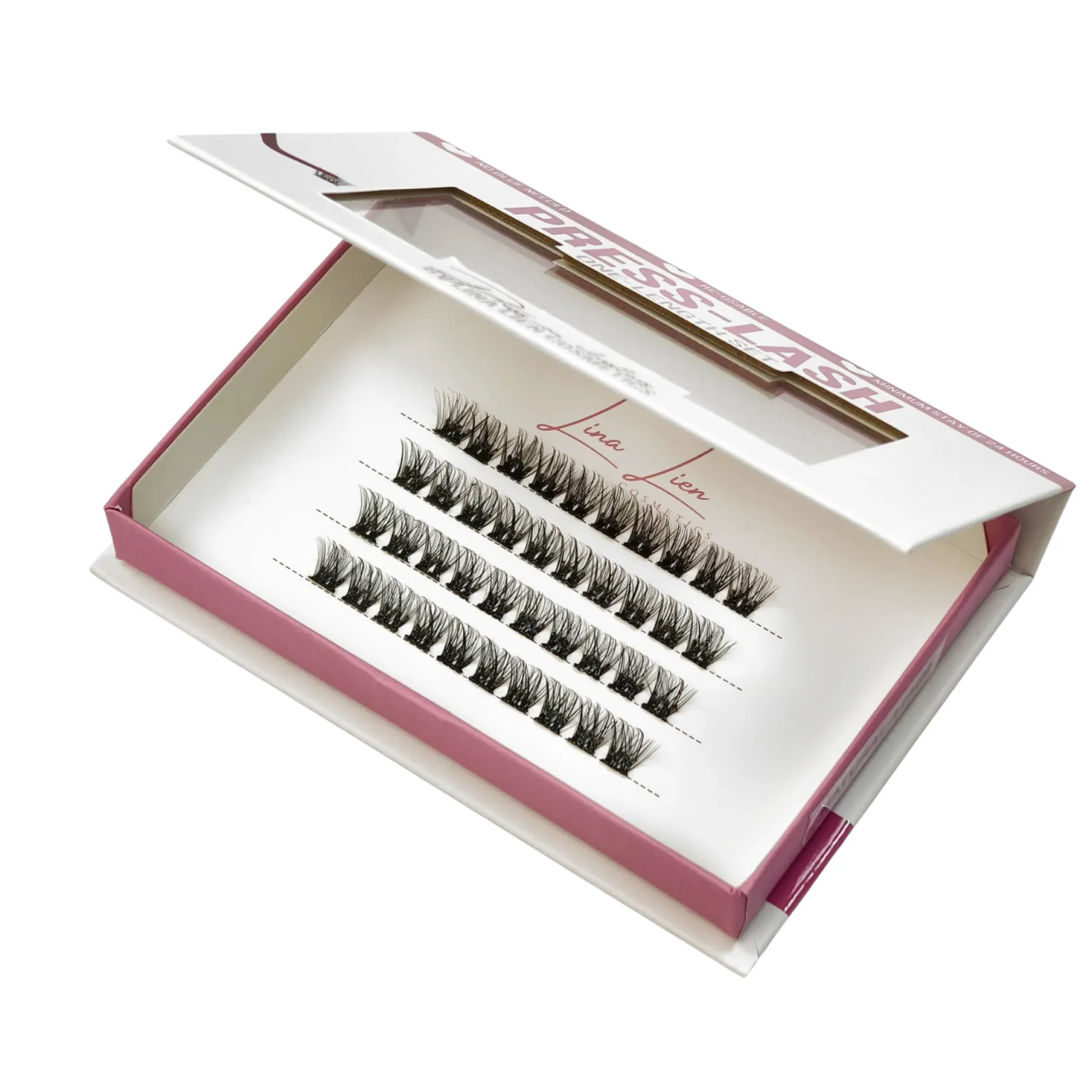 Outlet Press On Lash One Length Set Natural 12mm Künstliche Wimpern