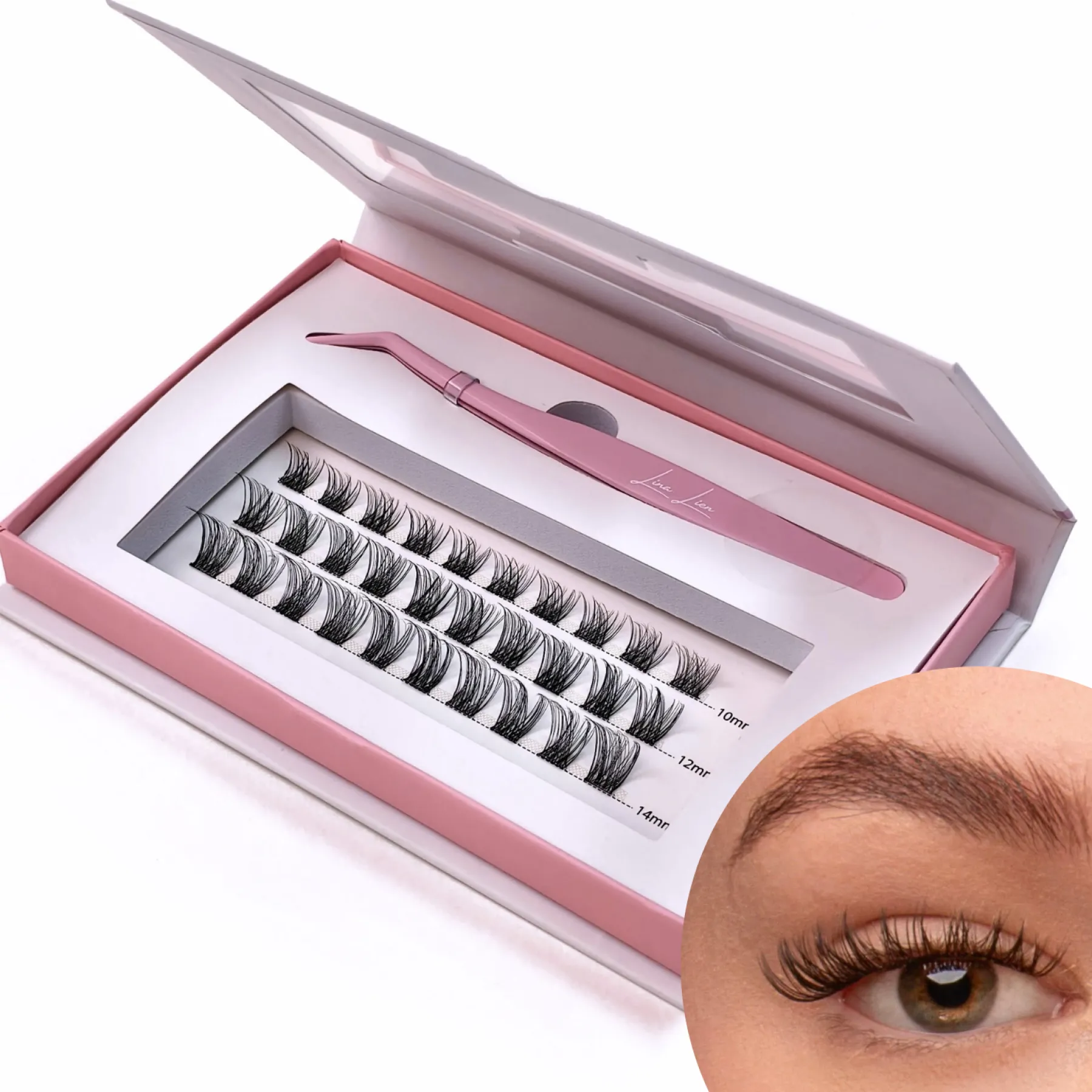 Discount Press On Lash Starterkit Elegance Clear Glue Strip Künstliche Wimpern