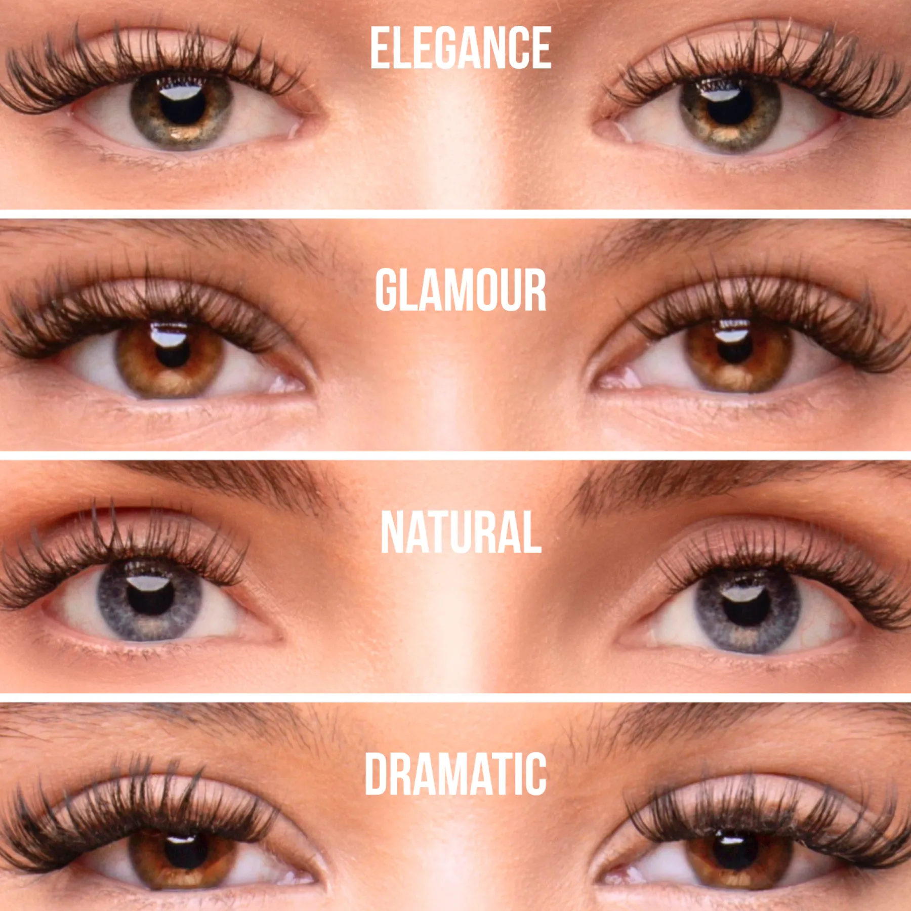 Discount Press On Lash Starterkit Elegance Clear Glue Strip Künstliche Wimpern
