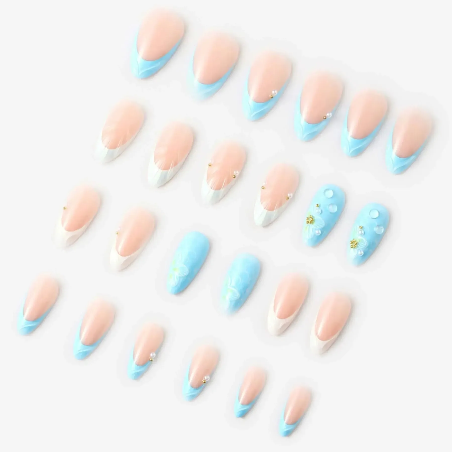 Sale Press-On Nails French Waterlily Künstliche Nägel