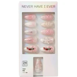 Sale Press-On Nails Strawberries N Crème Künstliche Nägel