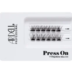 Outlet Press On Pre-glued Underlash Extensions Wispies Natural Mini Set Makeup Sets|Künstliche Wimpern