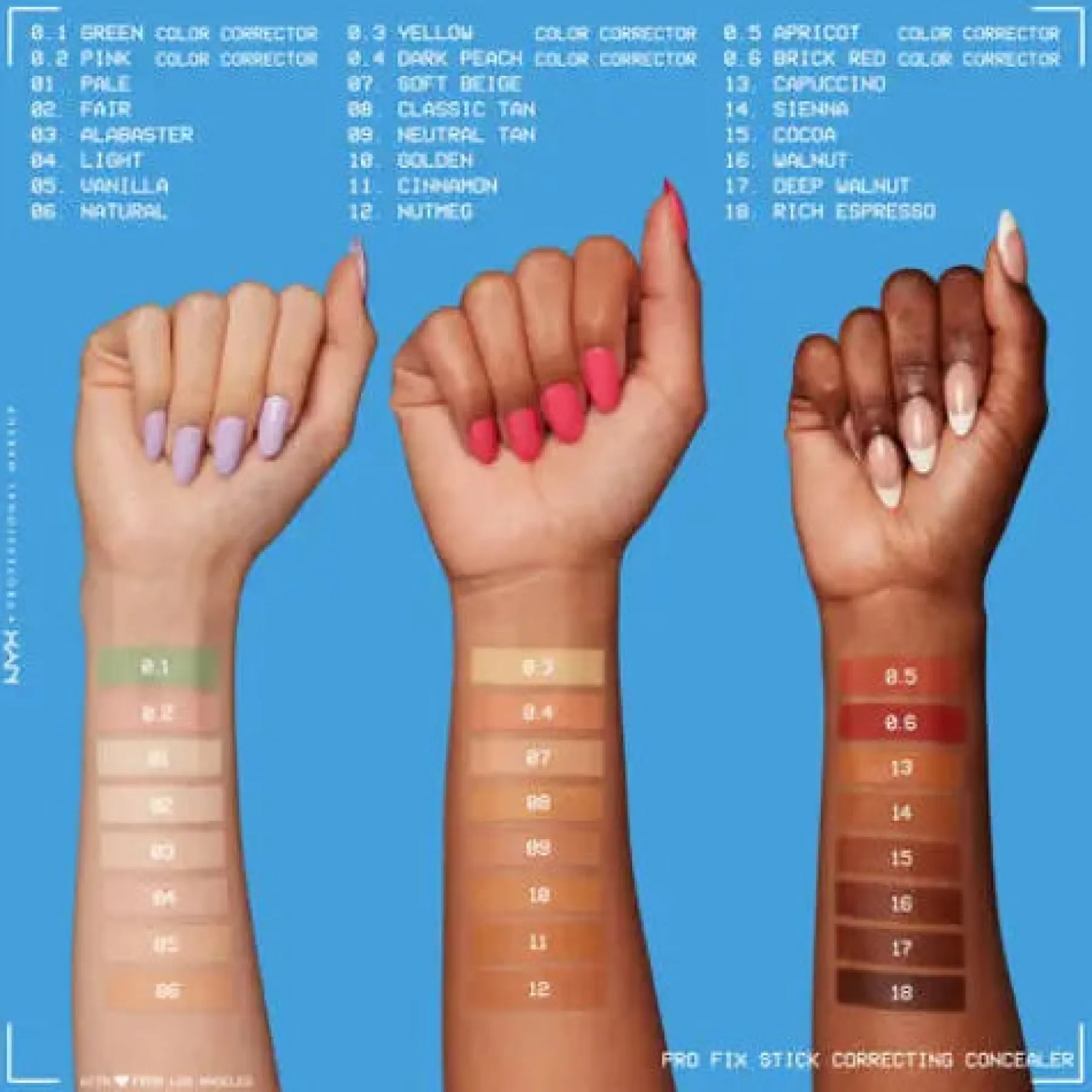 New Pro Fix Stick Correcting Concealer Correctors Vegan Concealer|Concealer