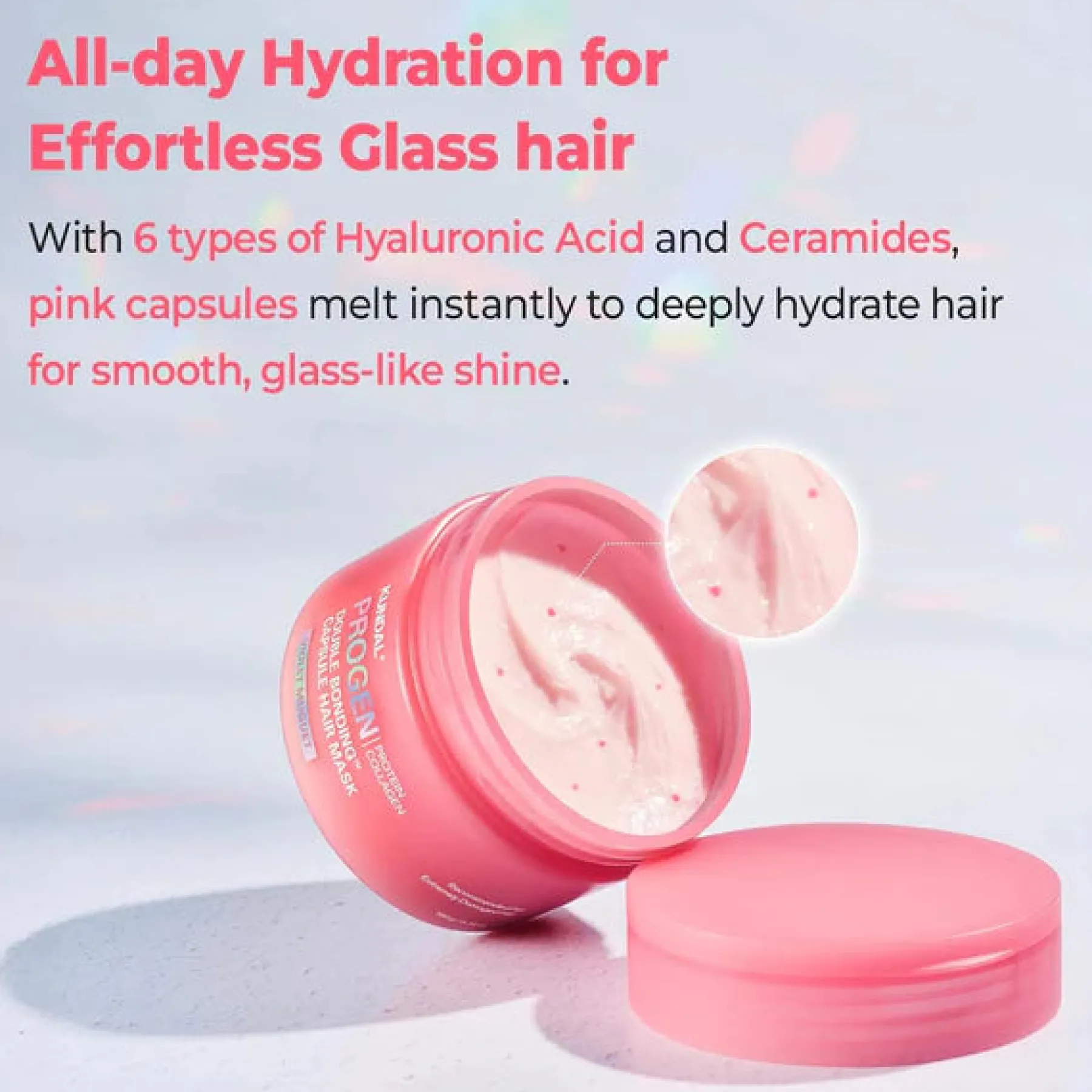 Best Progen Double Bonding Capsule Hair Mask Violet Muguet Korean Haarpflege|11 Schritte Haarpflege Routine