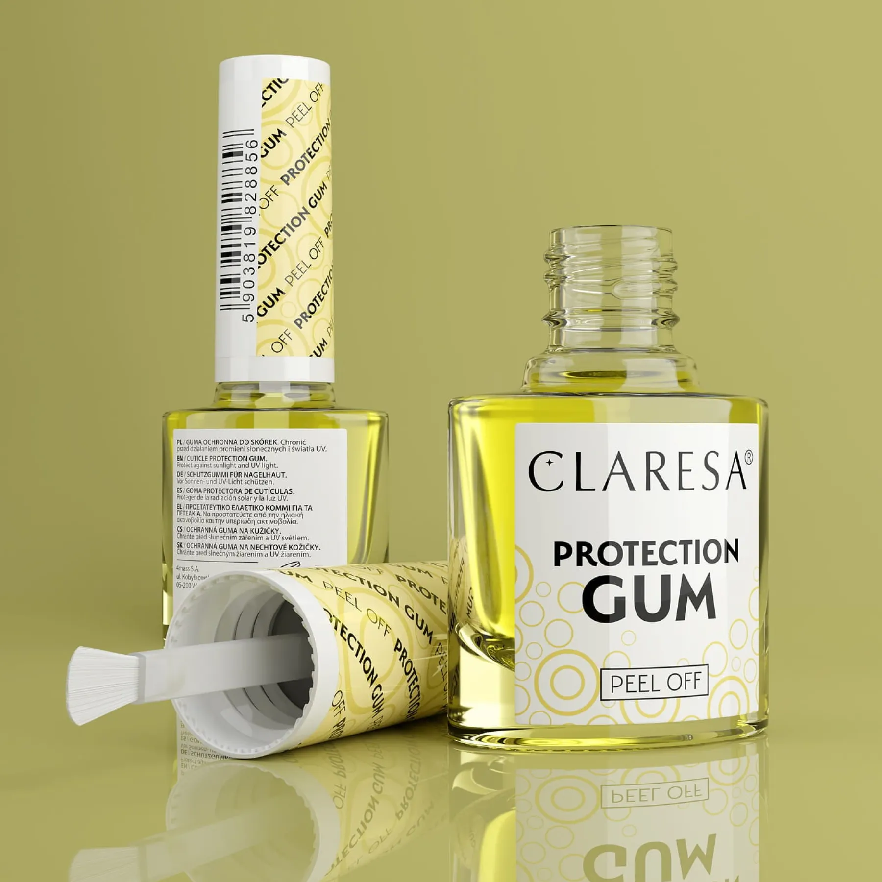 Hot Protection Gum Peel Off Veganer Nagellack