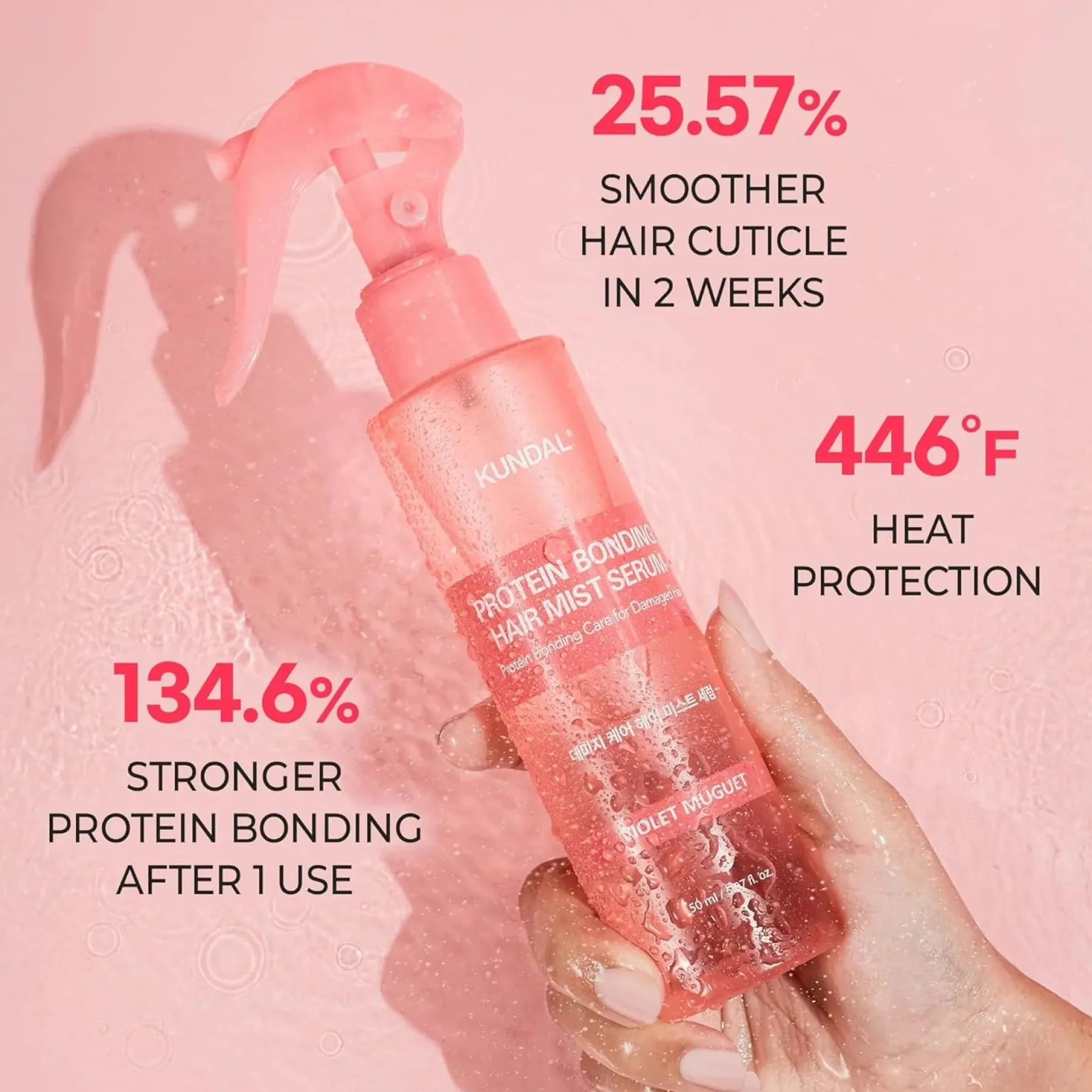 New Protein Bonding Care Hair Mist Violet Muguet Korean Haarpflege|Hauptzutat
