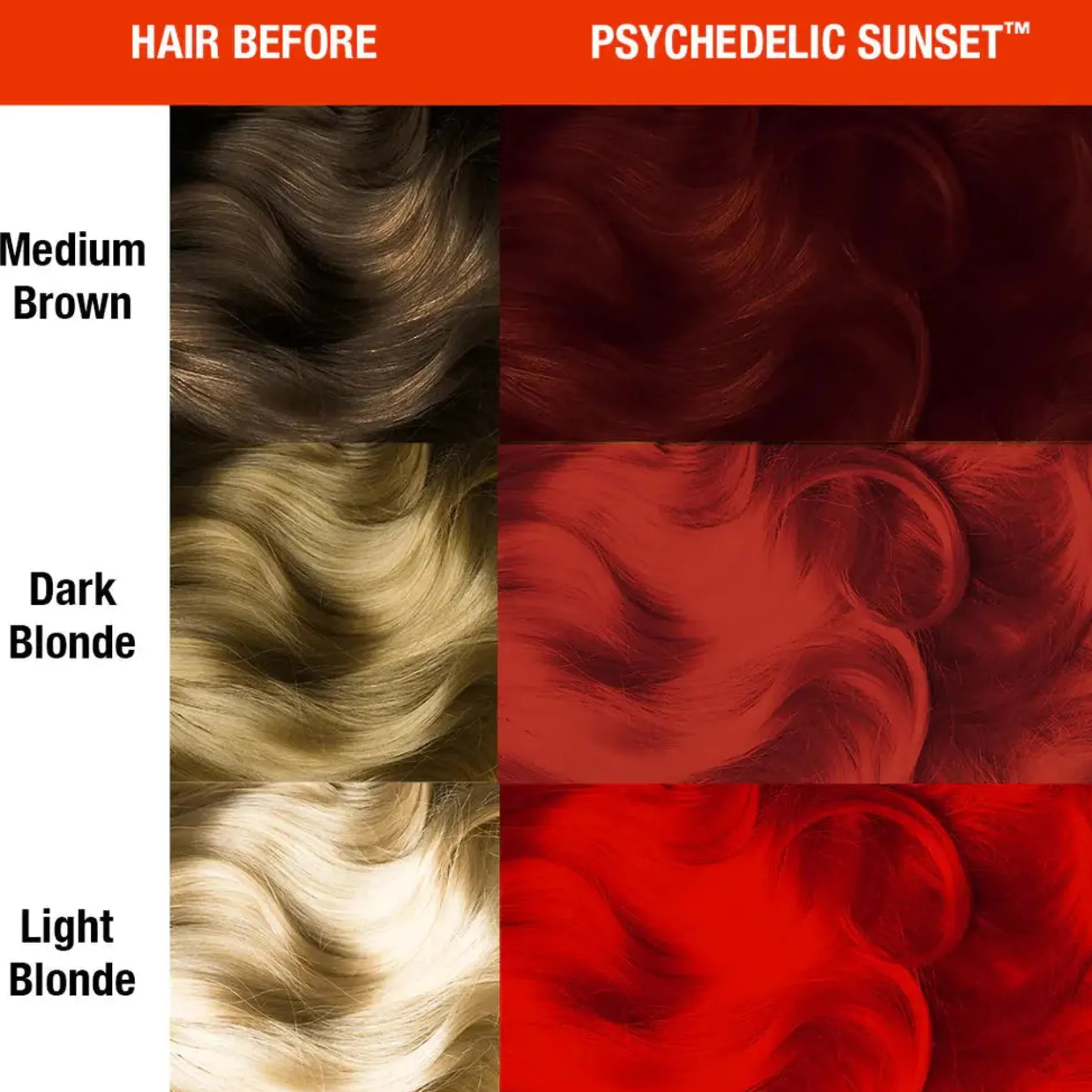 New Psychedelic Sunset Hair Color Haarfärbemittel|Vegane Haarpflege