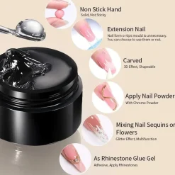 Pure Color & Glitter Non Stick Hand Extension Gel NEG27 4. Builder Gels|Veganer Nagellack