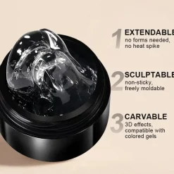 Sale Pure Color & Glitter Non Stick Hand Extension Gel NEG29 4. Builder Gels|Veganer Nagellack