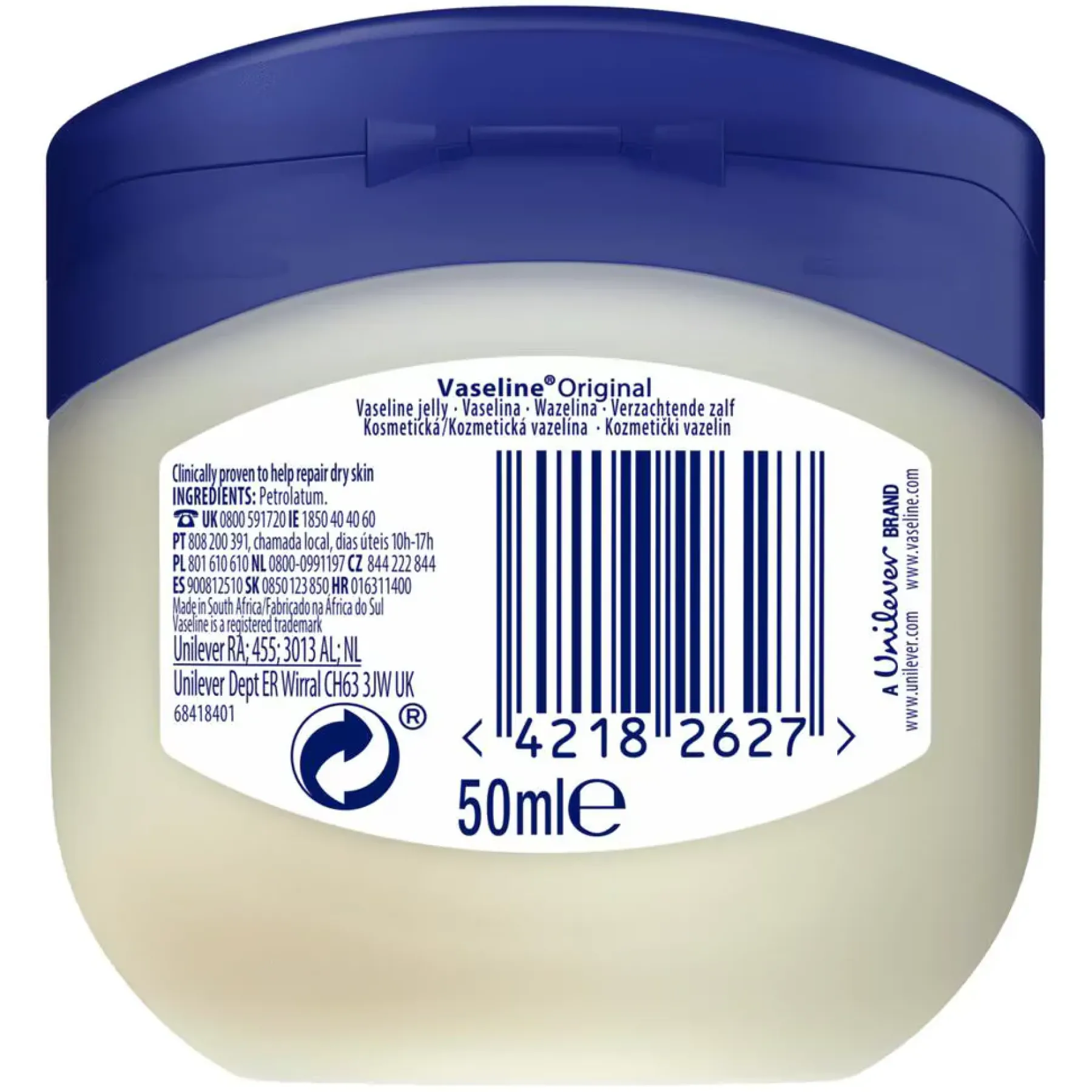 Best Pure Petroleum Jelly Original 50 ml. Vegan Pflege|Lippenbalsam